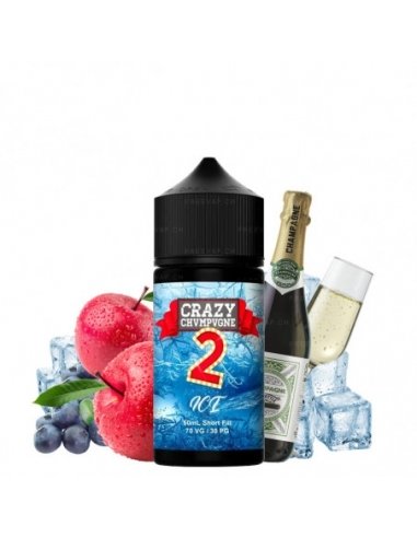 E-liquide Crazy Chvmpvgne Ice V2 50ml...