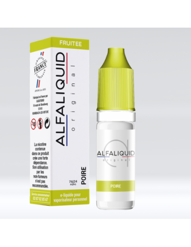 E-Liquide Poire 10ml - Alfaliquid