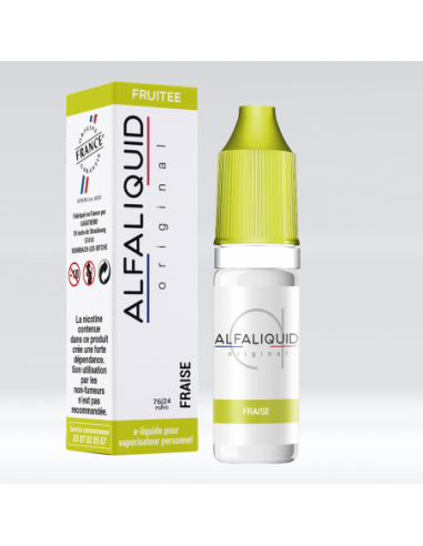 E-Liquide Fraise 10ml - Alfaliquid