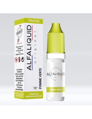E-Liquide Pomme verte 10ml - Alfaliquid