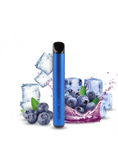 Vape pen pod jetable Blueberry Ice...