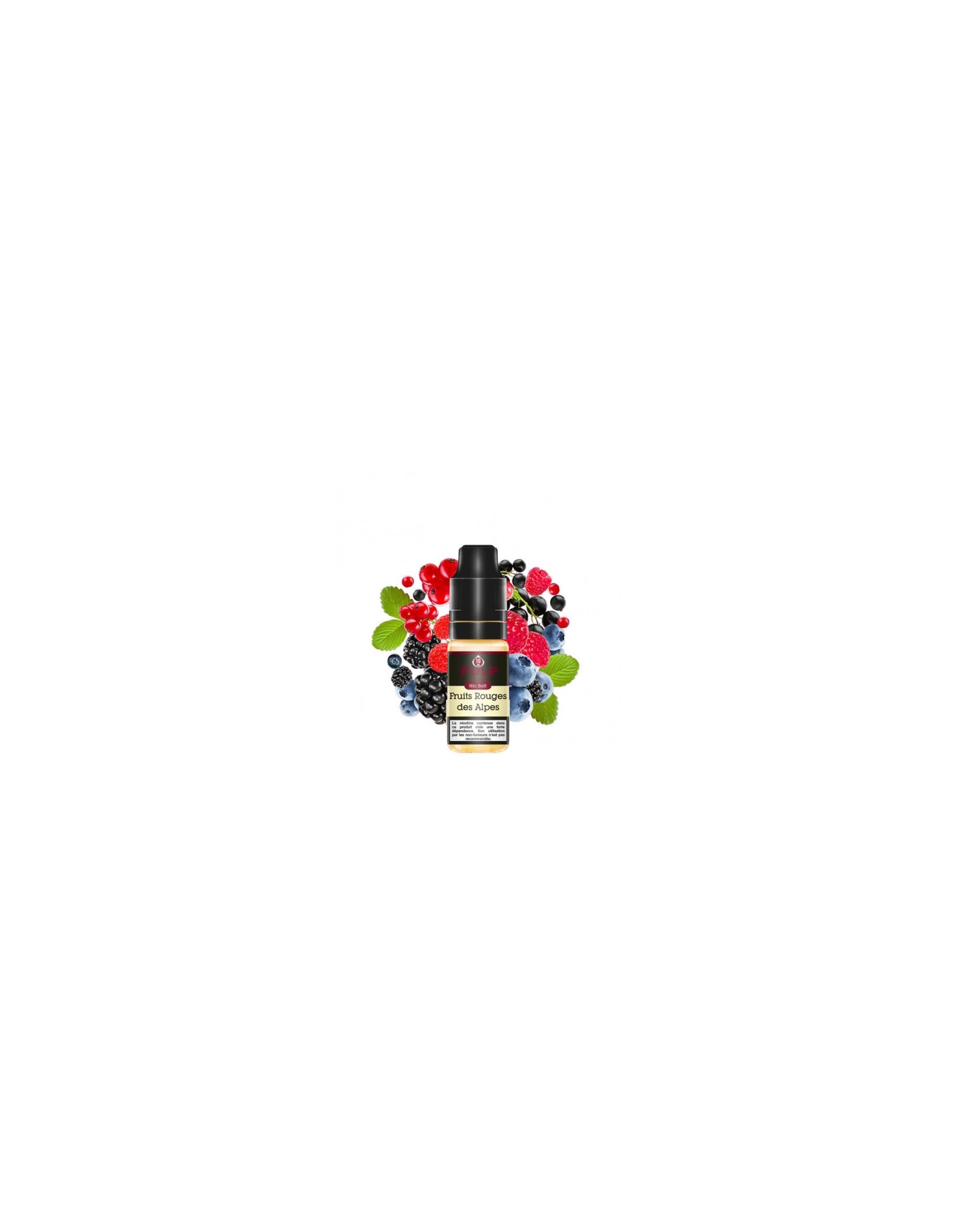 E-Liquide Fruits Rouges des Alpes NS 10ml - Sels de nicotine - Pulp Pulp - 1