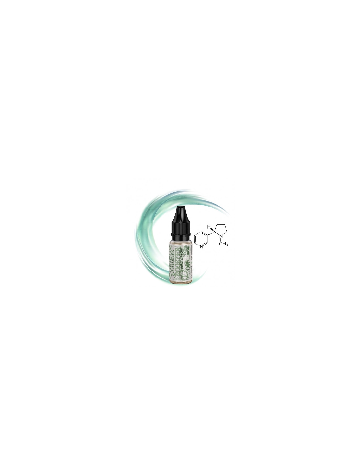 Booster nicotine 20mg (50%PG Végétal / 50%VG) 10ml - Curieux Curieux - 1