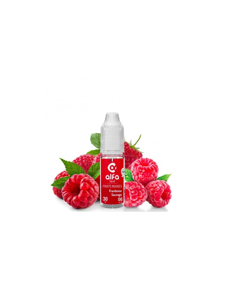 E-Liquide Framboise Sauvage 10ml Fruits Rouges - Alfa  - 1