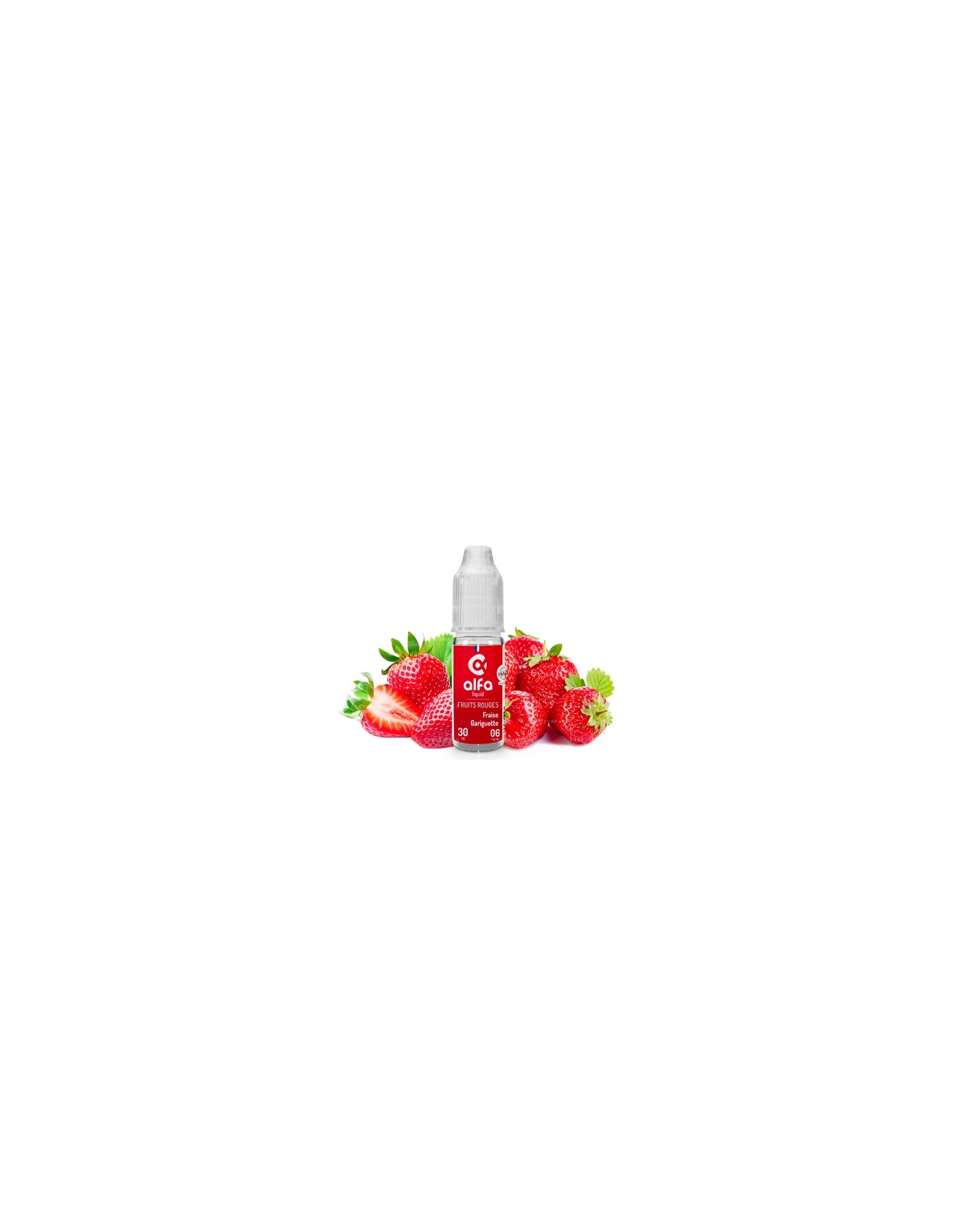 E-Liquide Fraise Gariguette Fruits rouges 10ml - Alfa  - 1