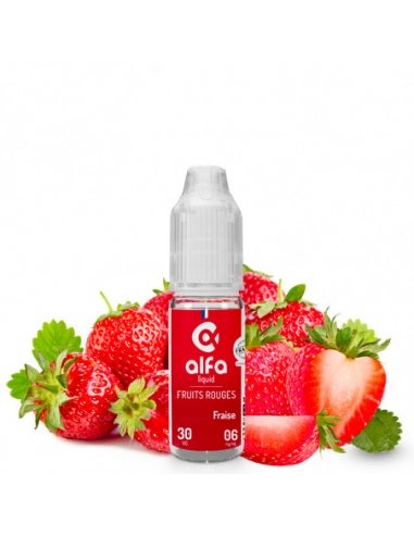 E-Liquide Fraise 10 ml - Alfa