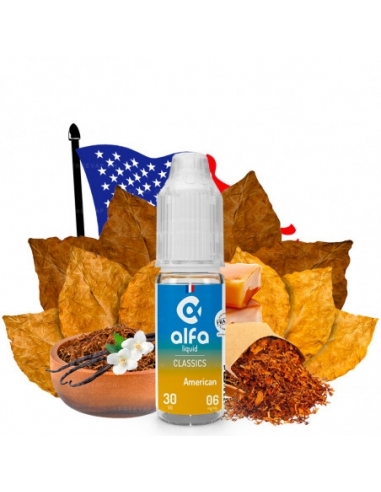 E-Liquide American 10 ml Classics - Alfa