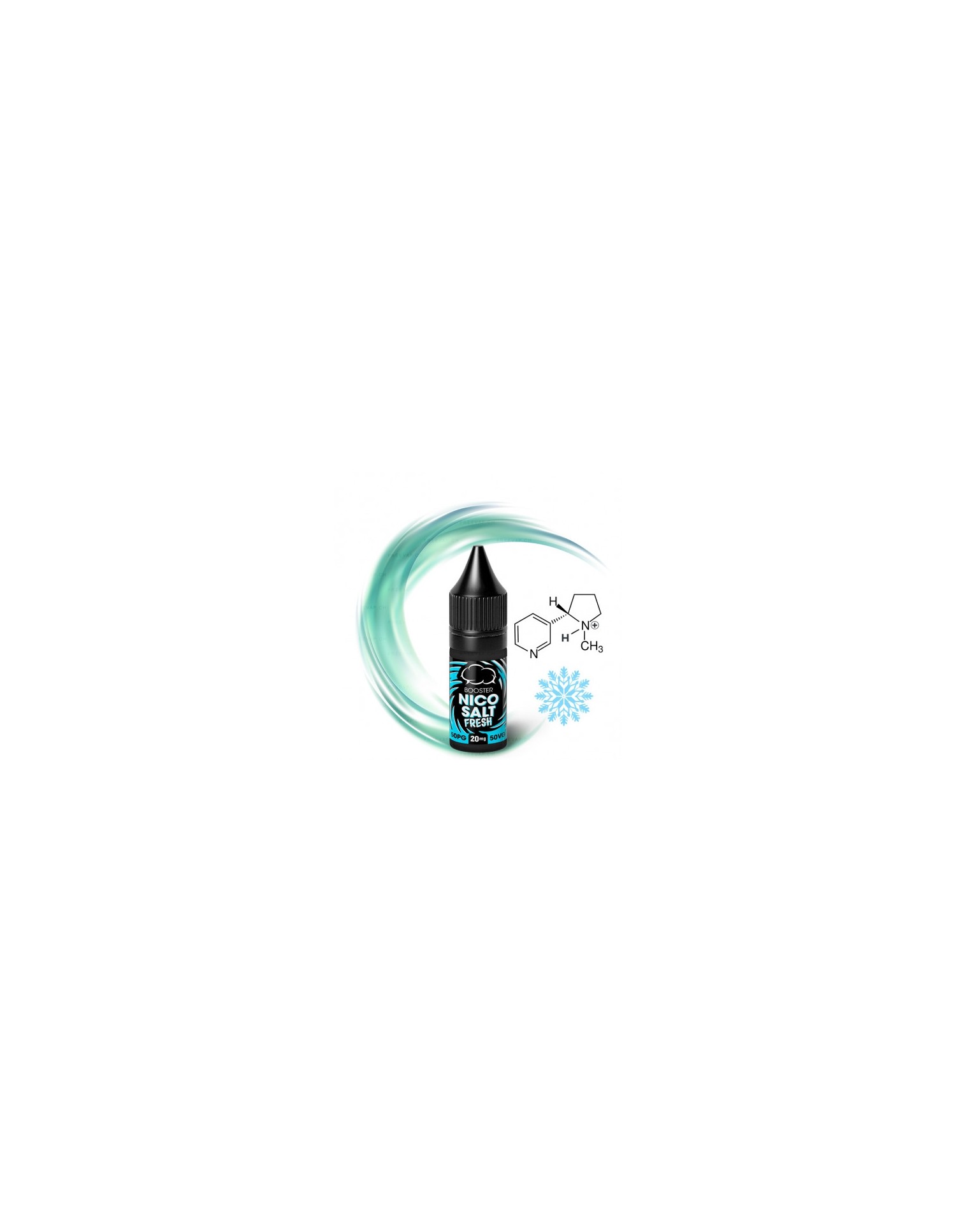 Booster NicoSalt Fresh 20mg/ml (50%PG / 50%VG) 10ml - Eliquid France Eliquide France - 1