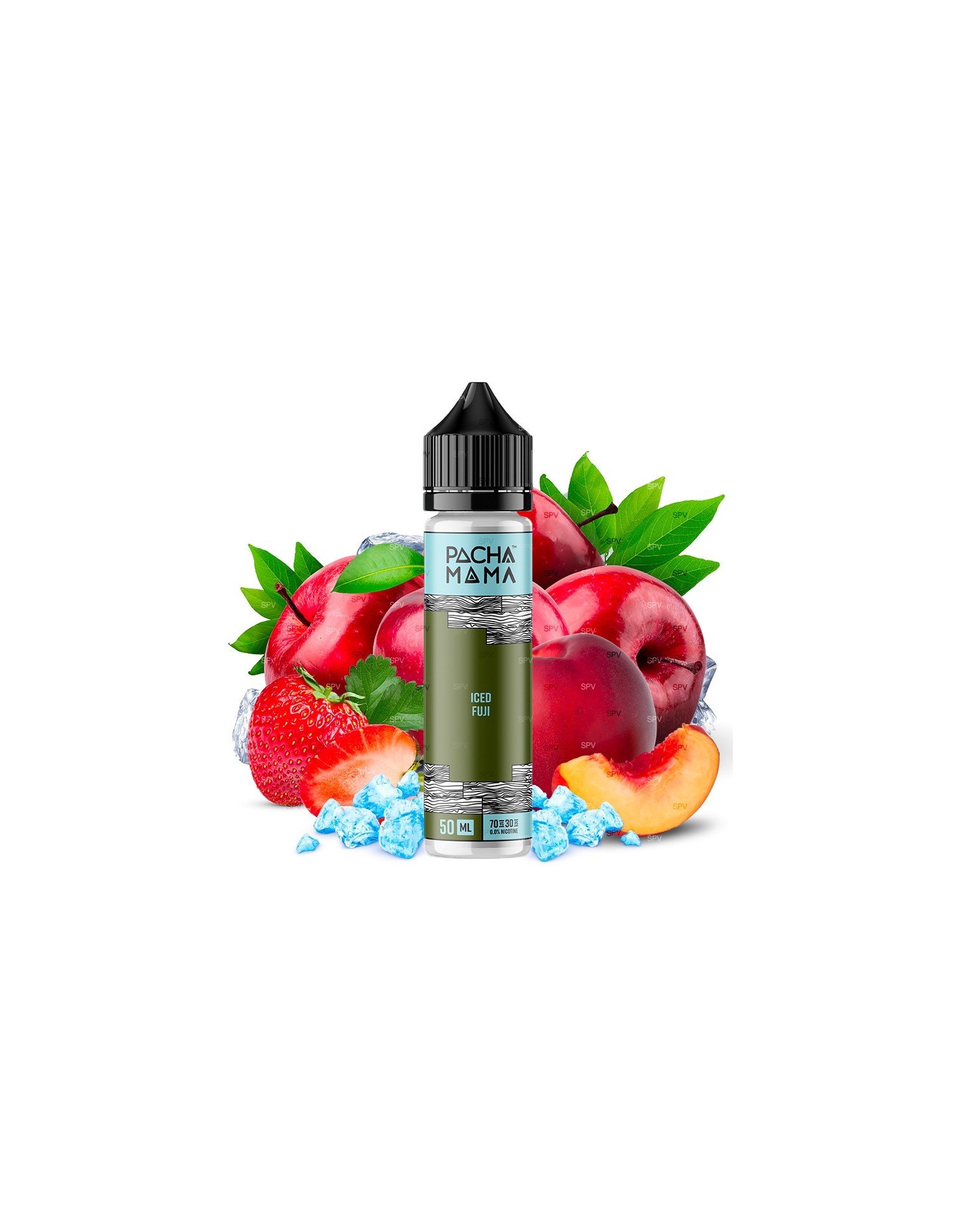 E-liquide Fuji Apple Strawberry Nectarine Ice 50ml - Pachamama Pacha Mama - 1