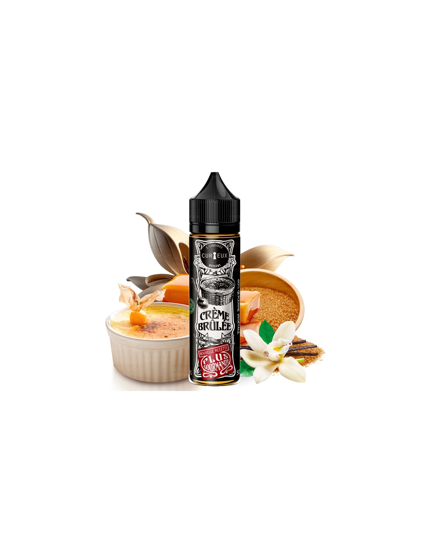 E-Liquide Crème Brulée 50ml Végétol Edition Dessert - Curieux Curieux - 1