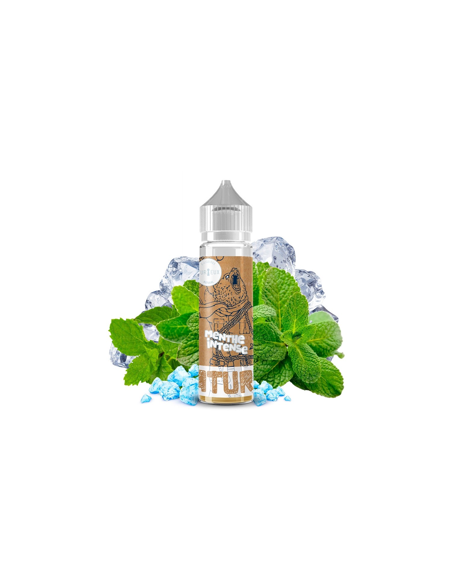 E-Liquide Natural Menthe Intense Édition Natural 50ml - Curieux Curieux - 1