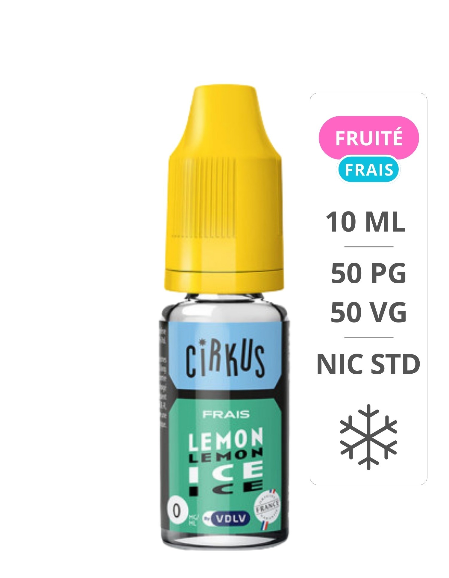 Lemon Ice 10ml CirKus Authentic - VDLV Cirkus - 1