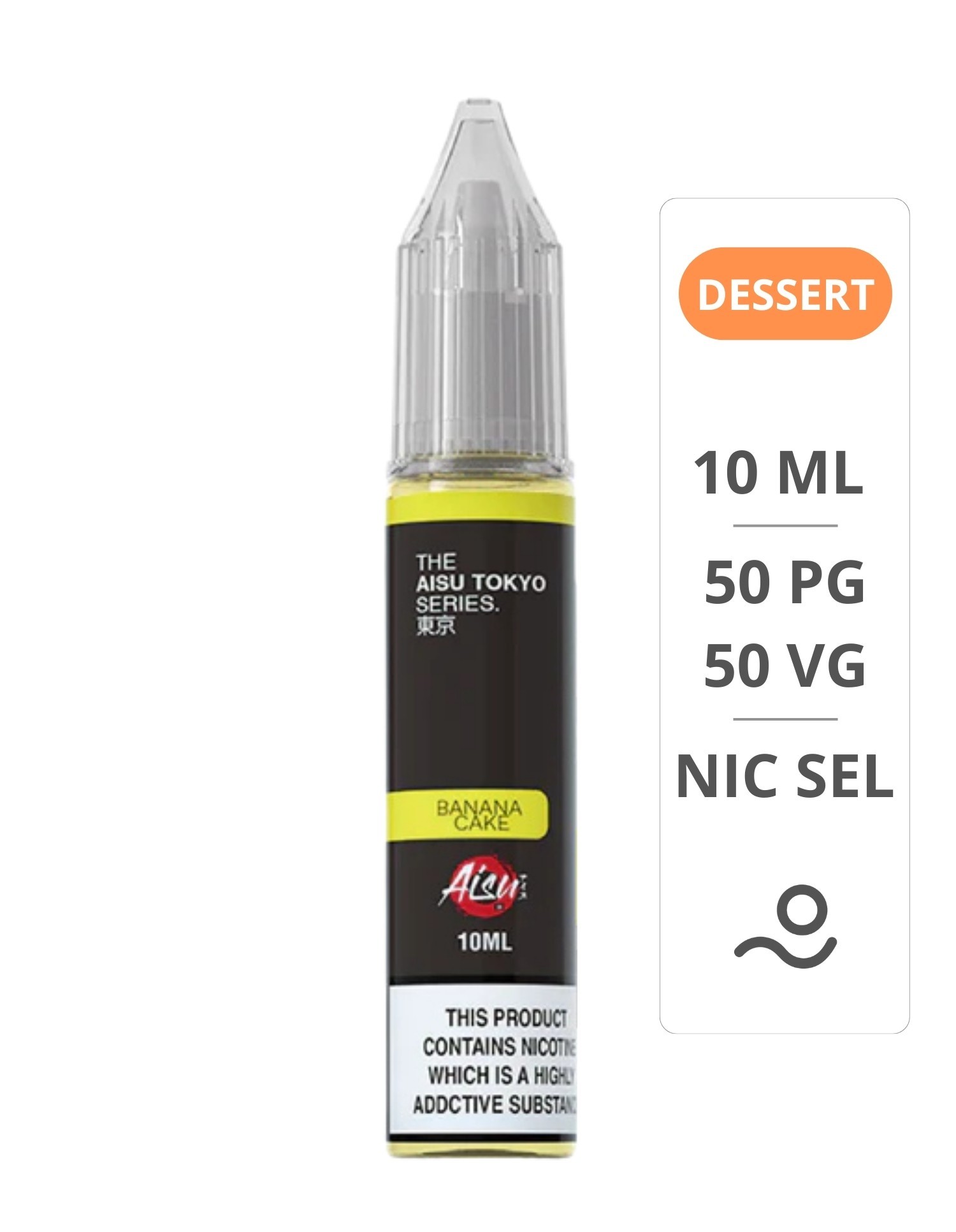 E-Liquide Banana Cake 10 ml Sels de nicotine Aisu Tokyo Series - Zap! Juice Zap! - 1