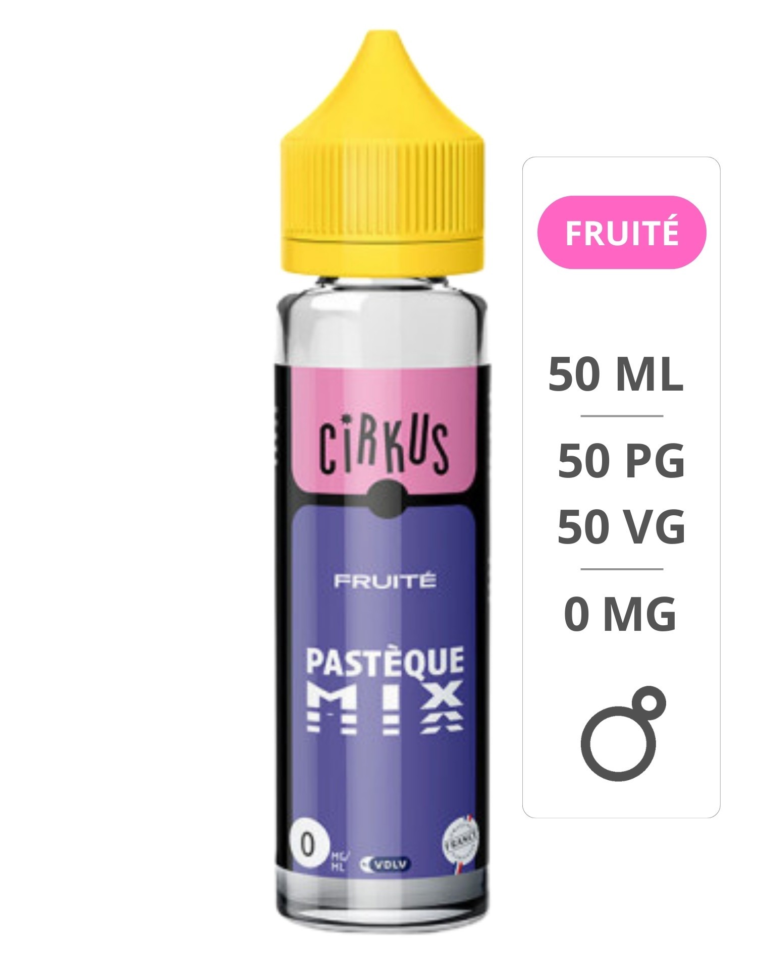 E-liquide Pastèque Mix 50ml - CirKus Authentic - VDLV Cirkus - 1