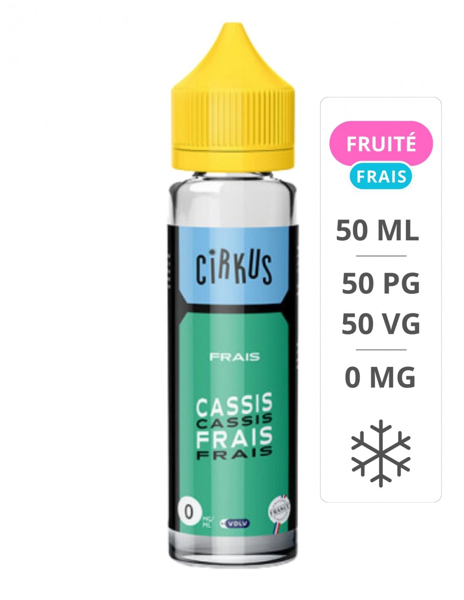 E-liquide Cassis Frais 50ml...