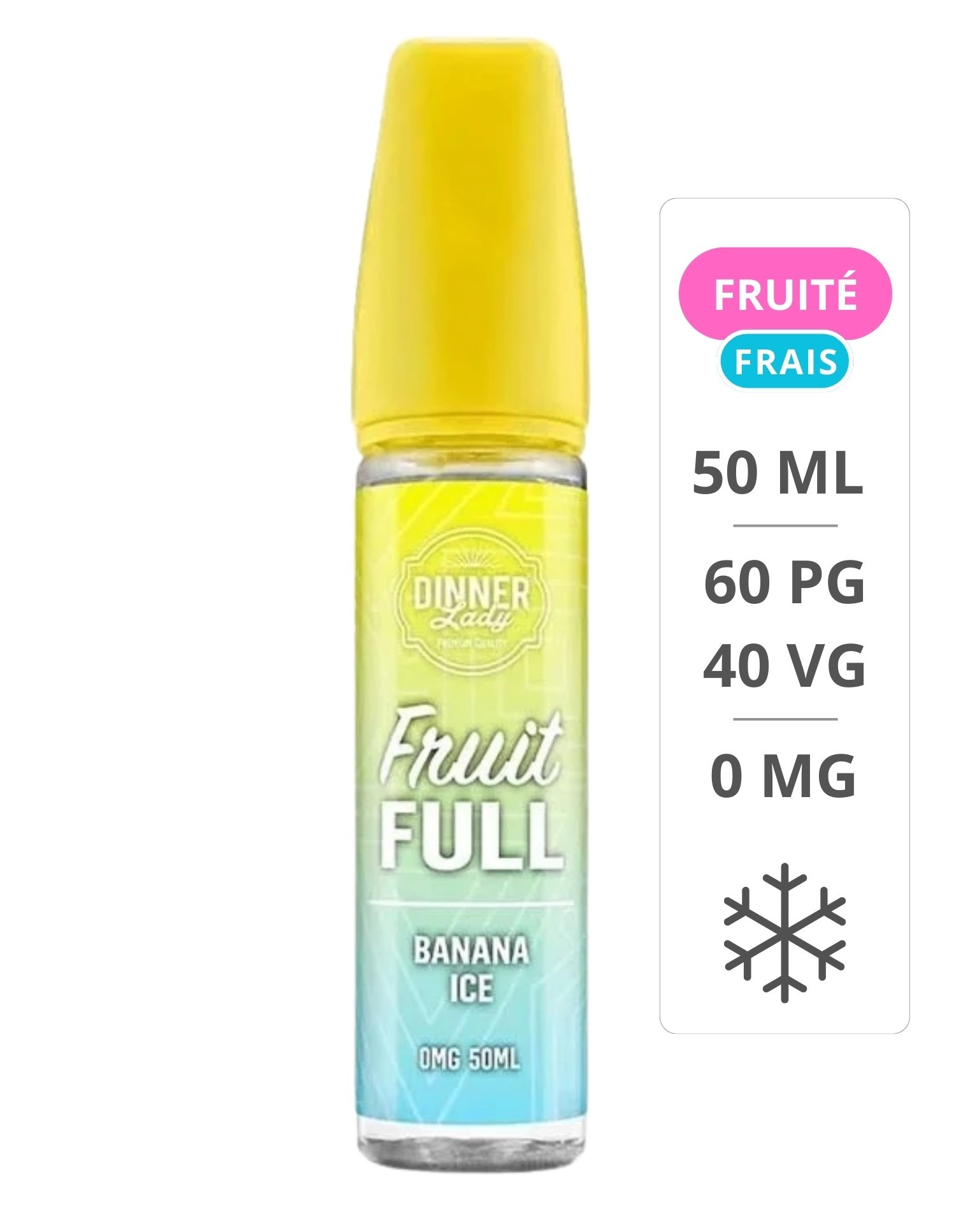 Banana Ice Fruit Full 50ml - Dinner Lady Dinner Lady - 1