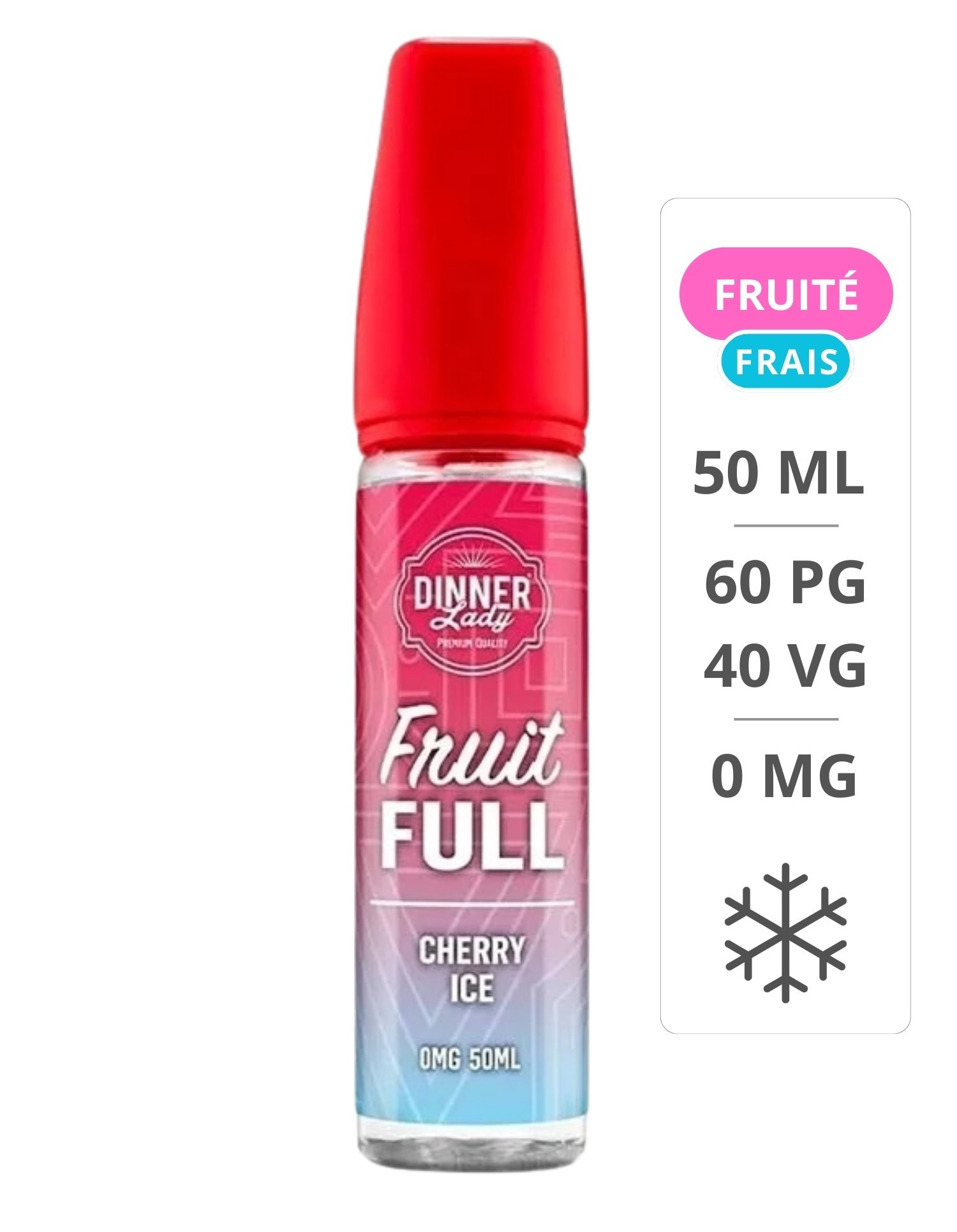 Cherry Ice Fruit Full 50ml - Dinner Lady Dinner Lady - 1