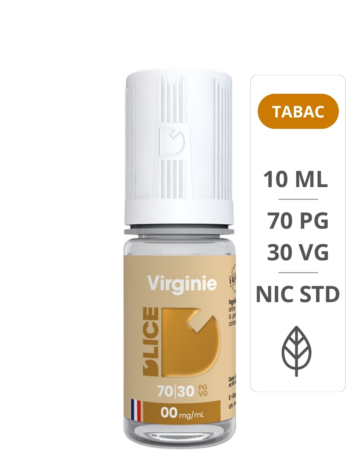 E-Liquide Virginie 10ml - D'lice D'lice - 1