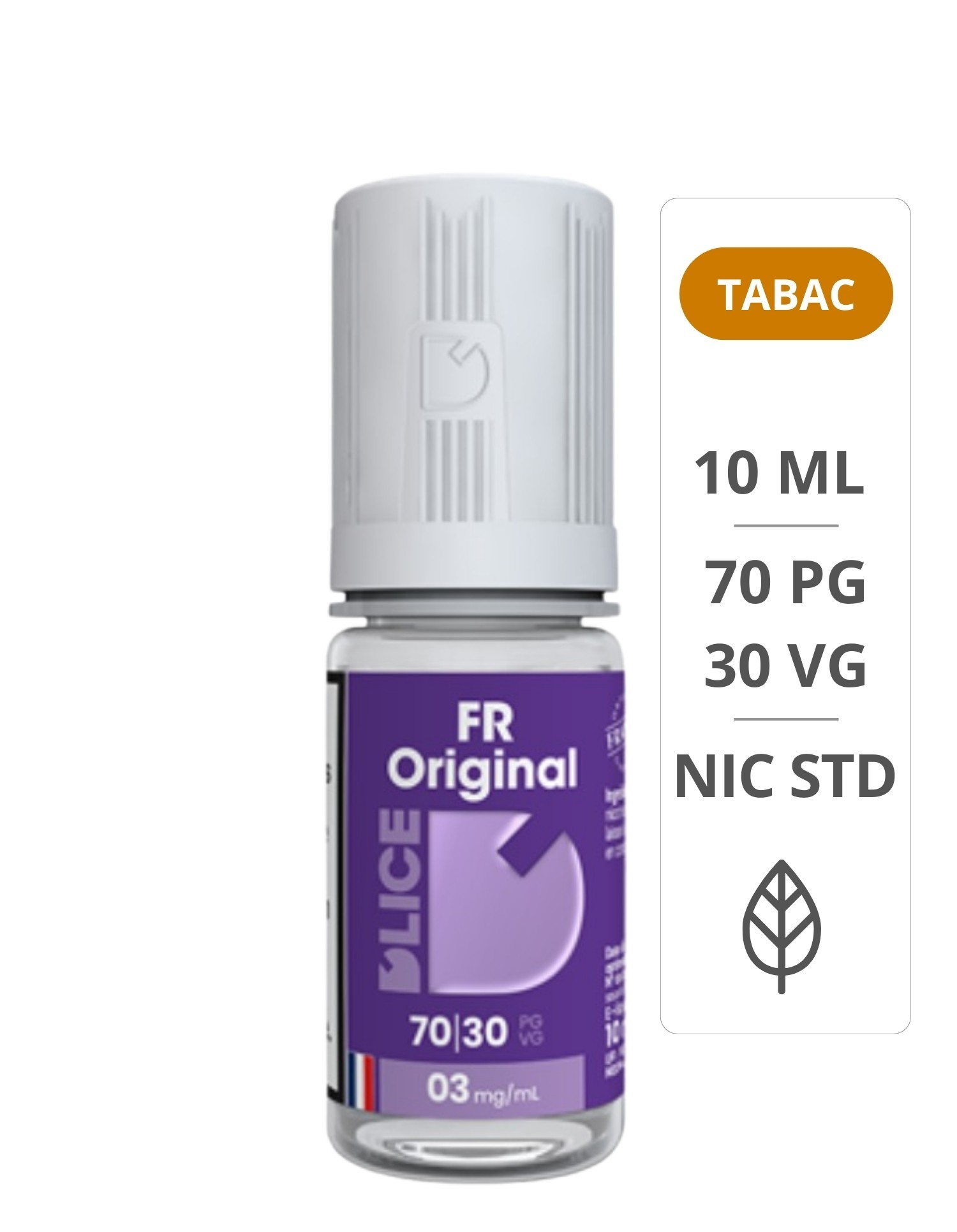 E-liquide Original 10ml - D'lice D'lice - 1