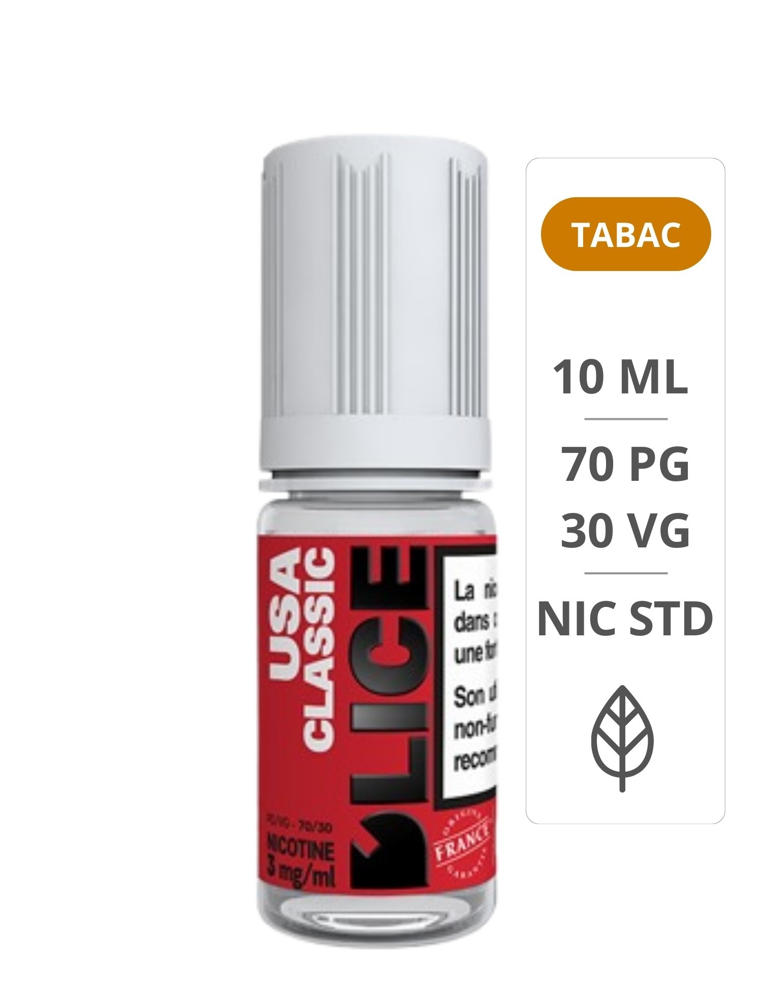 E-liquide Tabac USA 10ml - D'lice D'lice - 1
