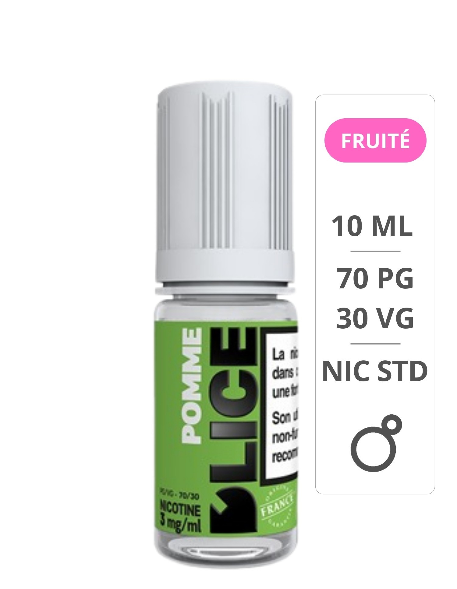 E-liquide Pomme 10ml - D'lice D'lice - 1