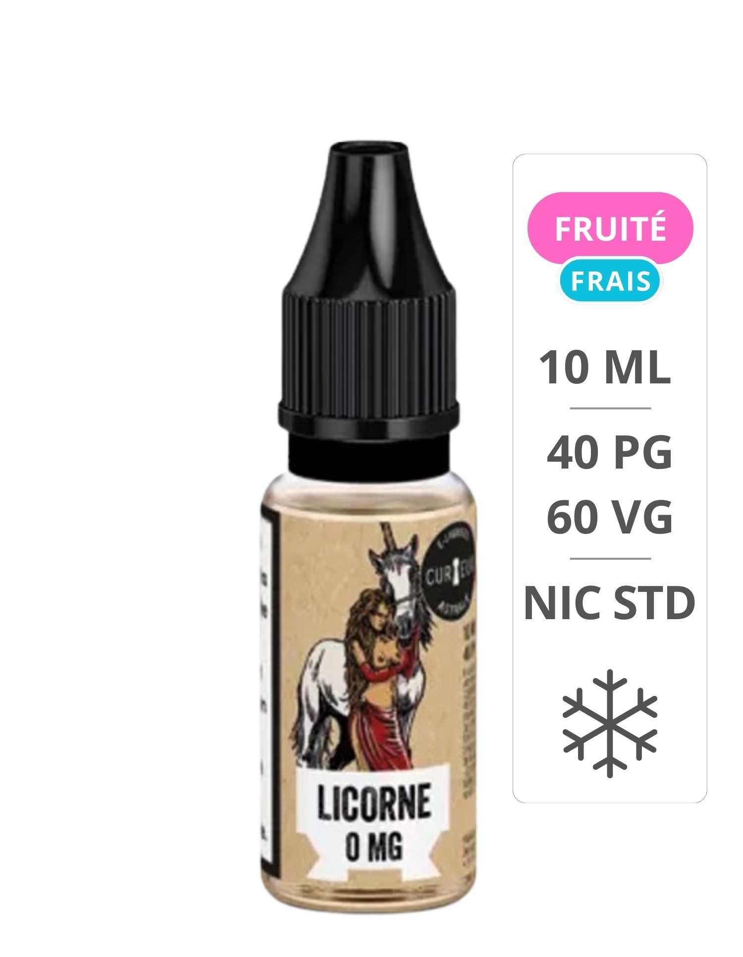 E-Liquide Licorne Édition Astrale 10ml - Curieux Curieux - 1