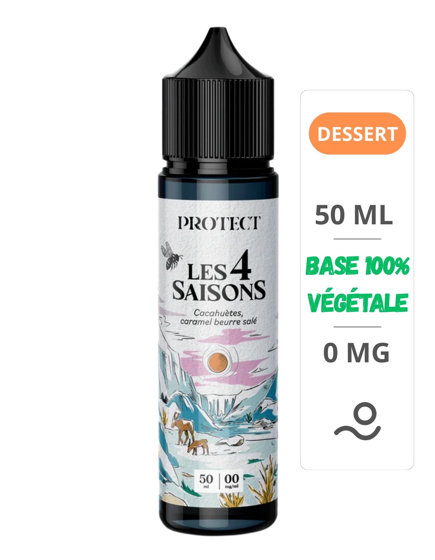 Cacahuètes Caramel Beurre Salé Hiver Les 4 Saisons 50ml - Protect Protect - 1