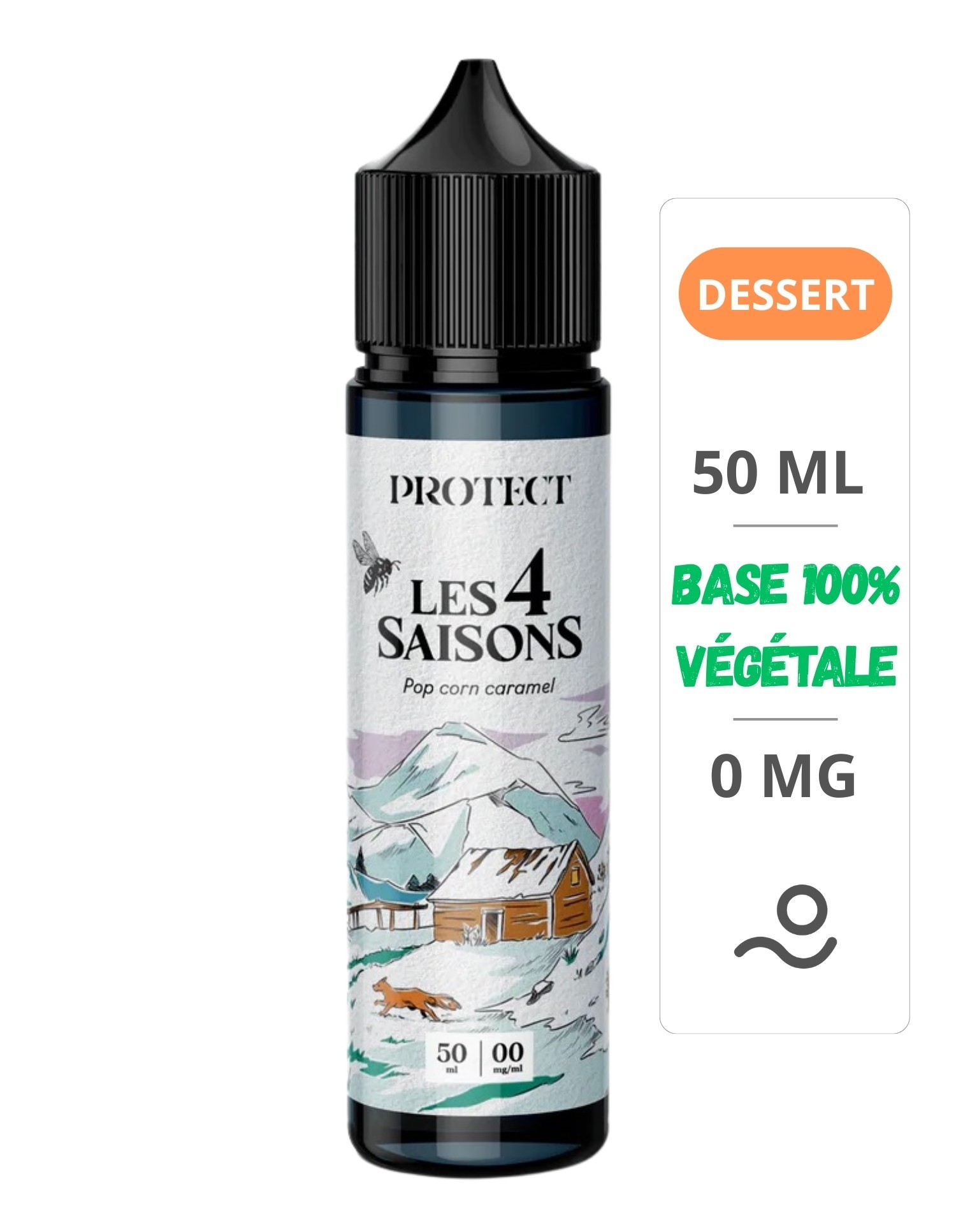 Pop-Corn Caramel Hiver Les 4 Saisons 50ml - Protect Protect - 1