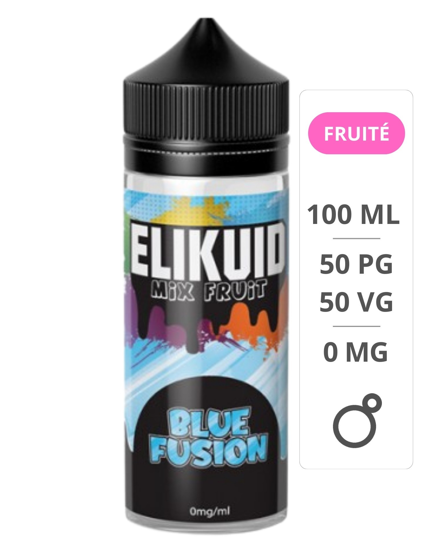 E-liquide Blue Fusion Elikuid 100ml - O'Juicy O-Juicy - 1