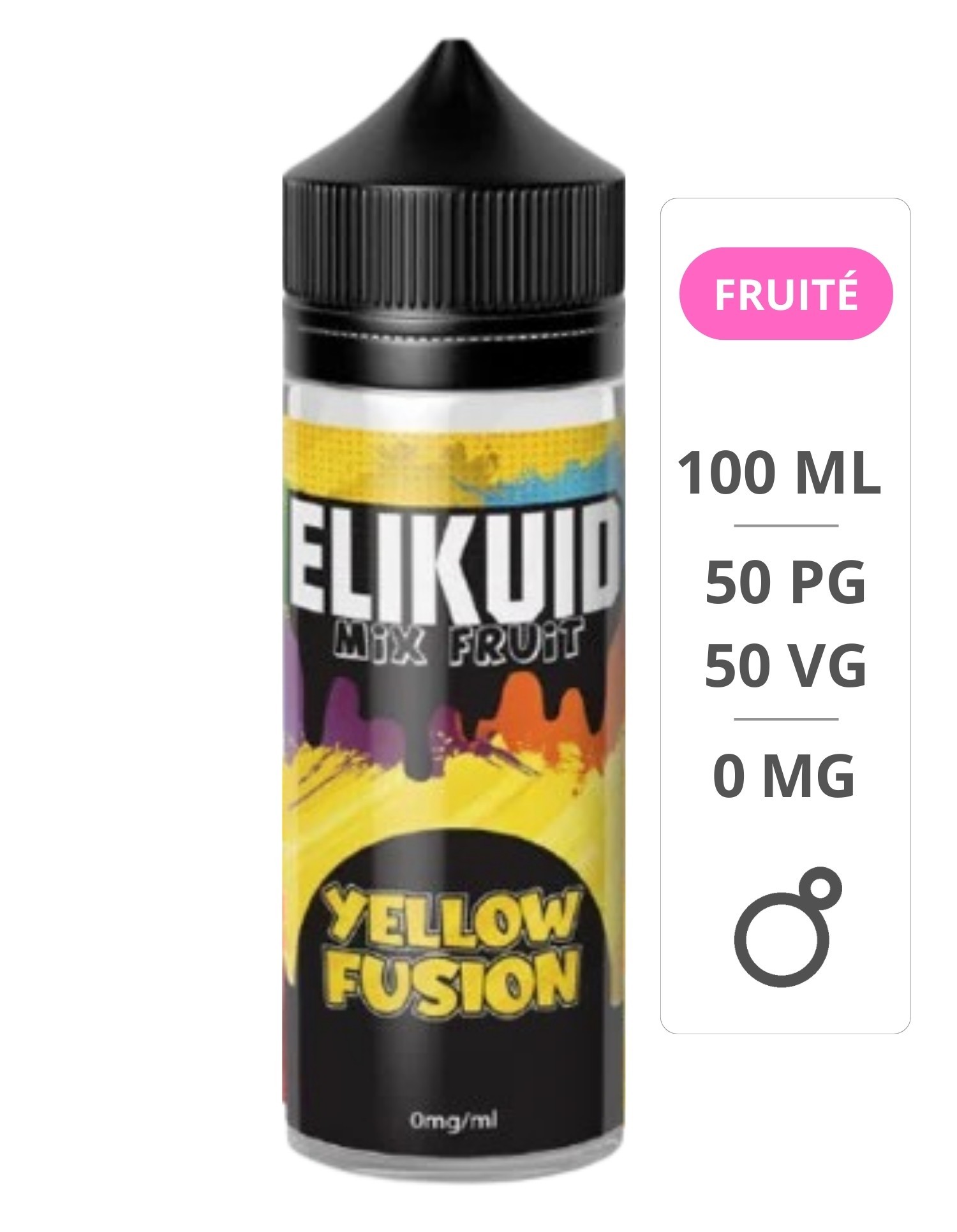 E-liquide Yellow Fusion Elikuid 100ml - O'Juicy O-Juicy - 1