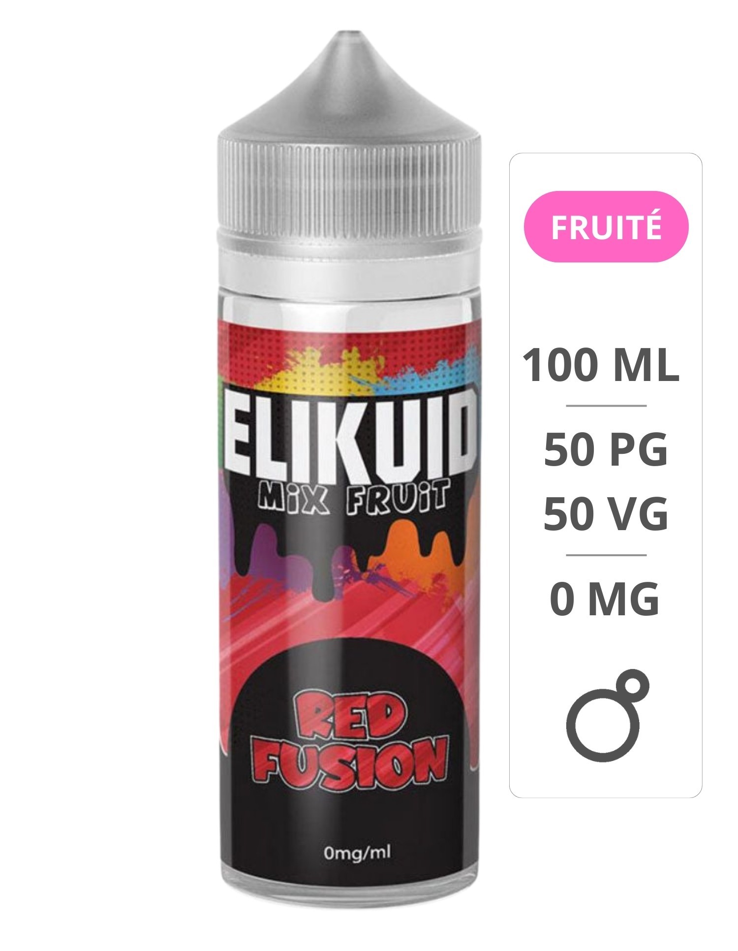 E-liquide Red Fusion Elikuid 100ml - O'Juicy O-Juicy - 1