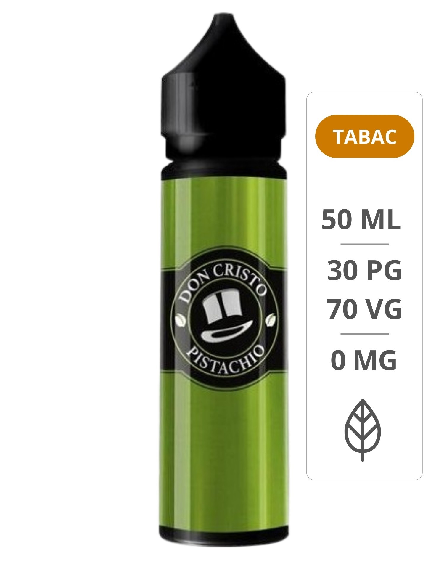 E-Liquide Don Cristo Pistachio 50ml - PGVG Labs PGVG LABS - 1