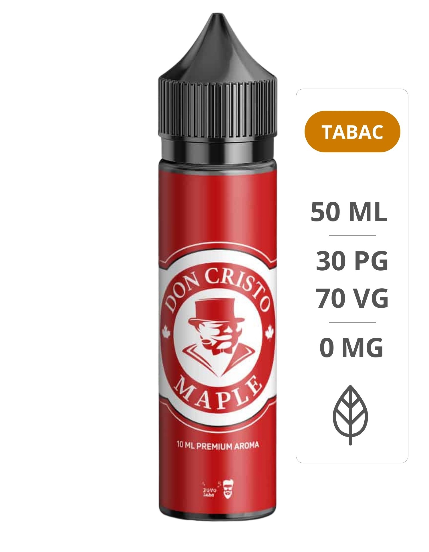E-liquide Don Cristo Maple 50ml - PGVG Labs PGVG LABS - 1