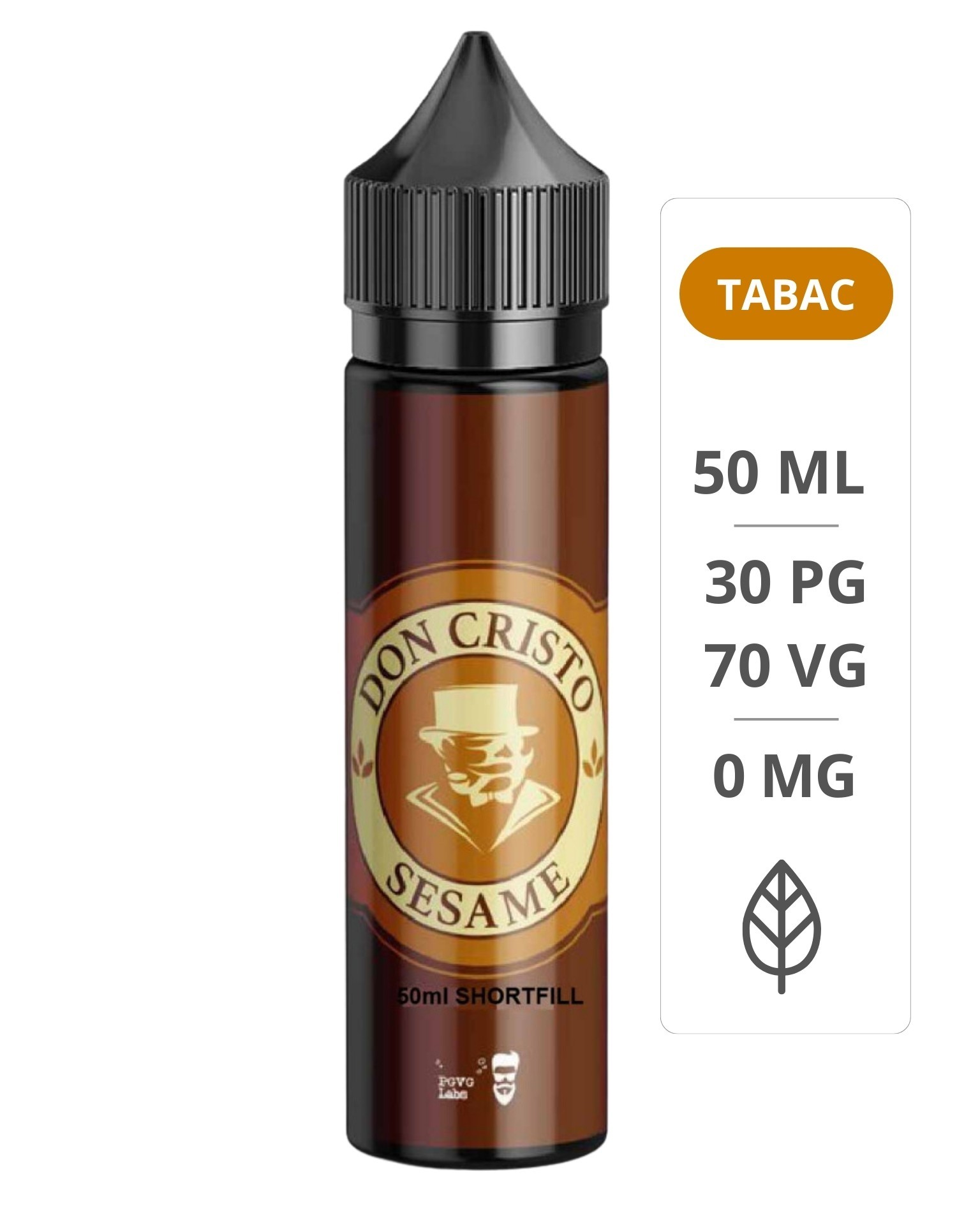 E-Liquide Don Cristo Sesame 50ml - PGVG Labs PGVG LABS - 1