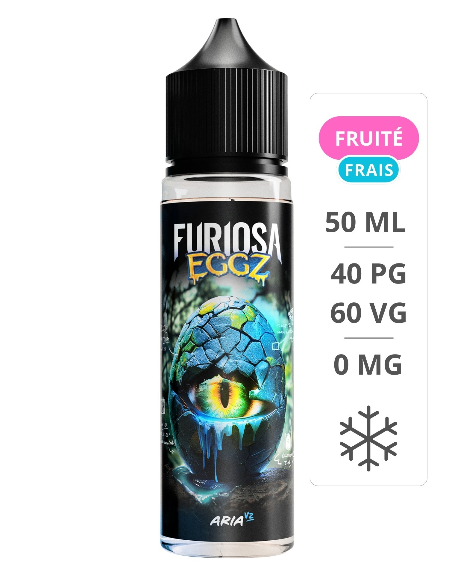 E-Liquide Aria V2 Eggz 50ml - Furiosa Furiosa - 1