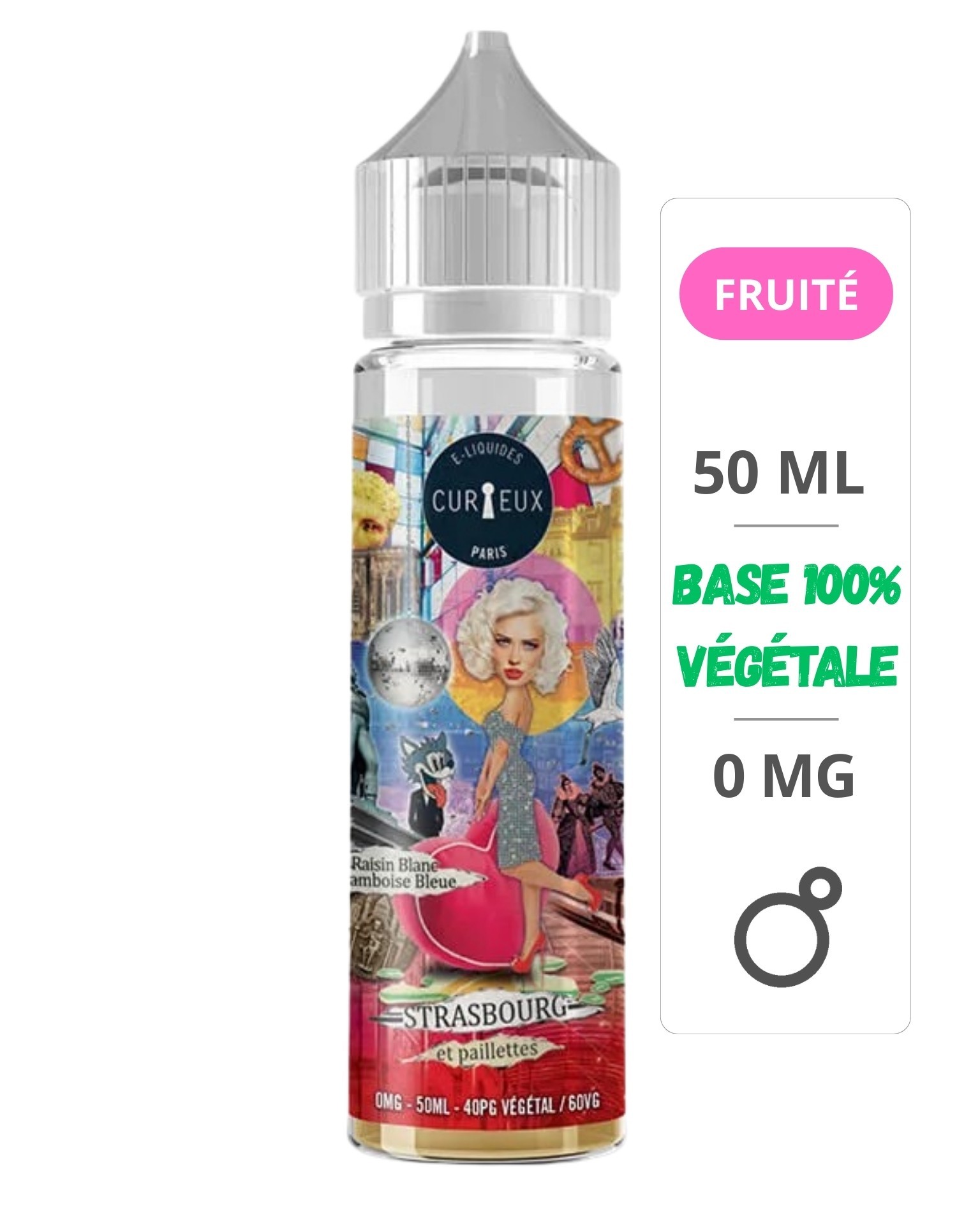 Strasbourg et Paillettes 50 ml Édition Hexagone - Curieux Curieux - 1