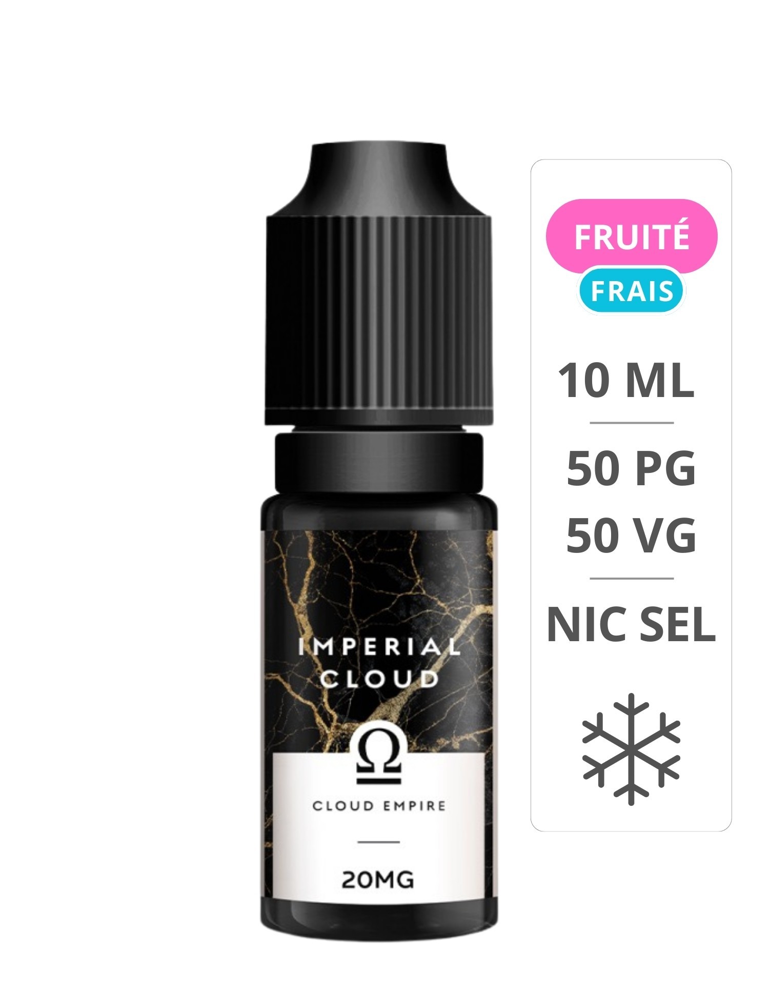 E-Liquide Imperial Cloud Sel De Nicotine 10 ml - Cloud empire Cloud Empire - 1