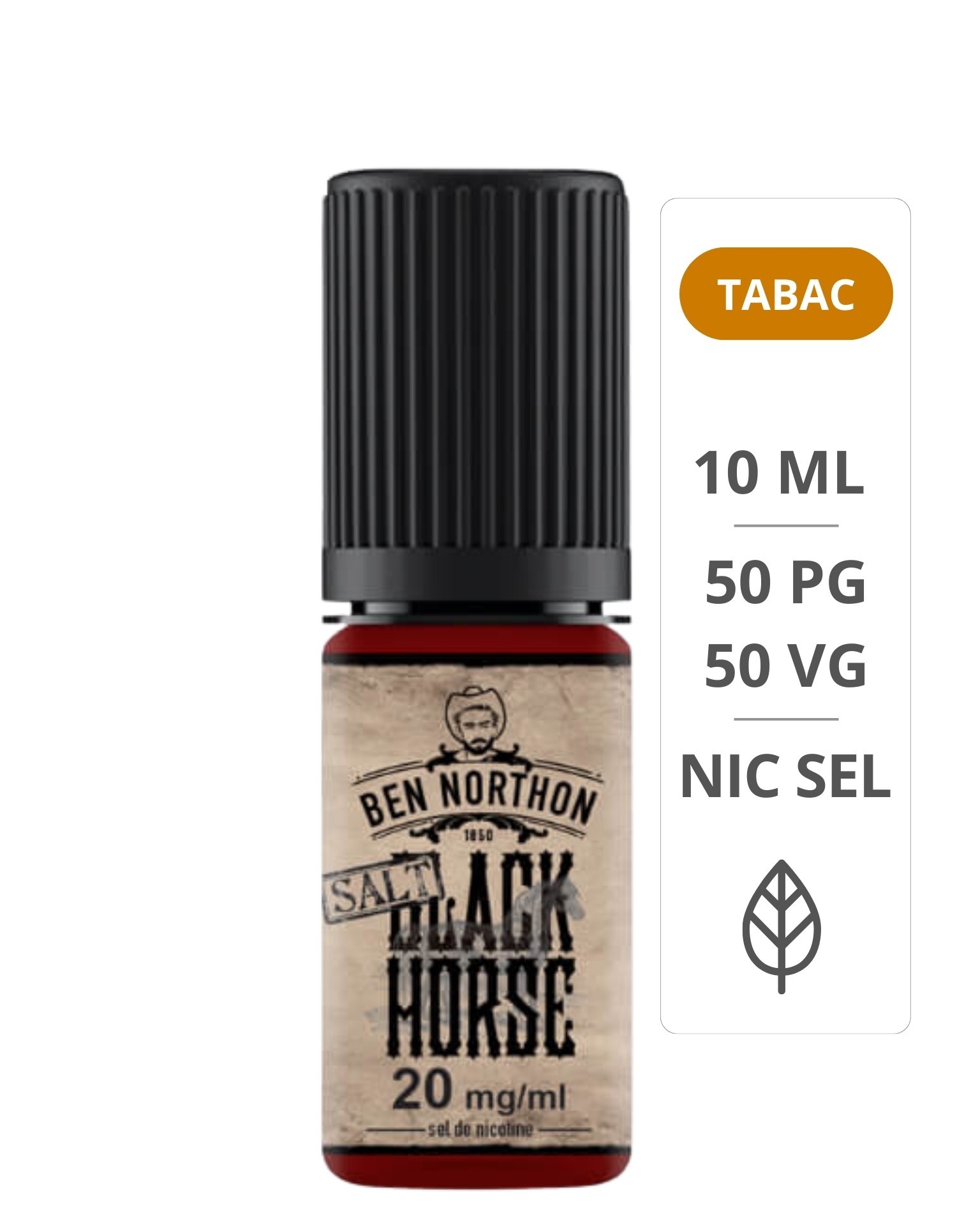 Black Horse Sels de Nicotine 10ml - Ben Northon Ben Northon - 1