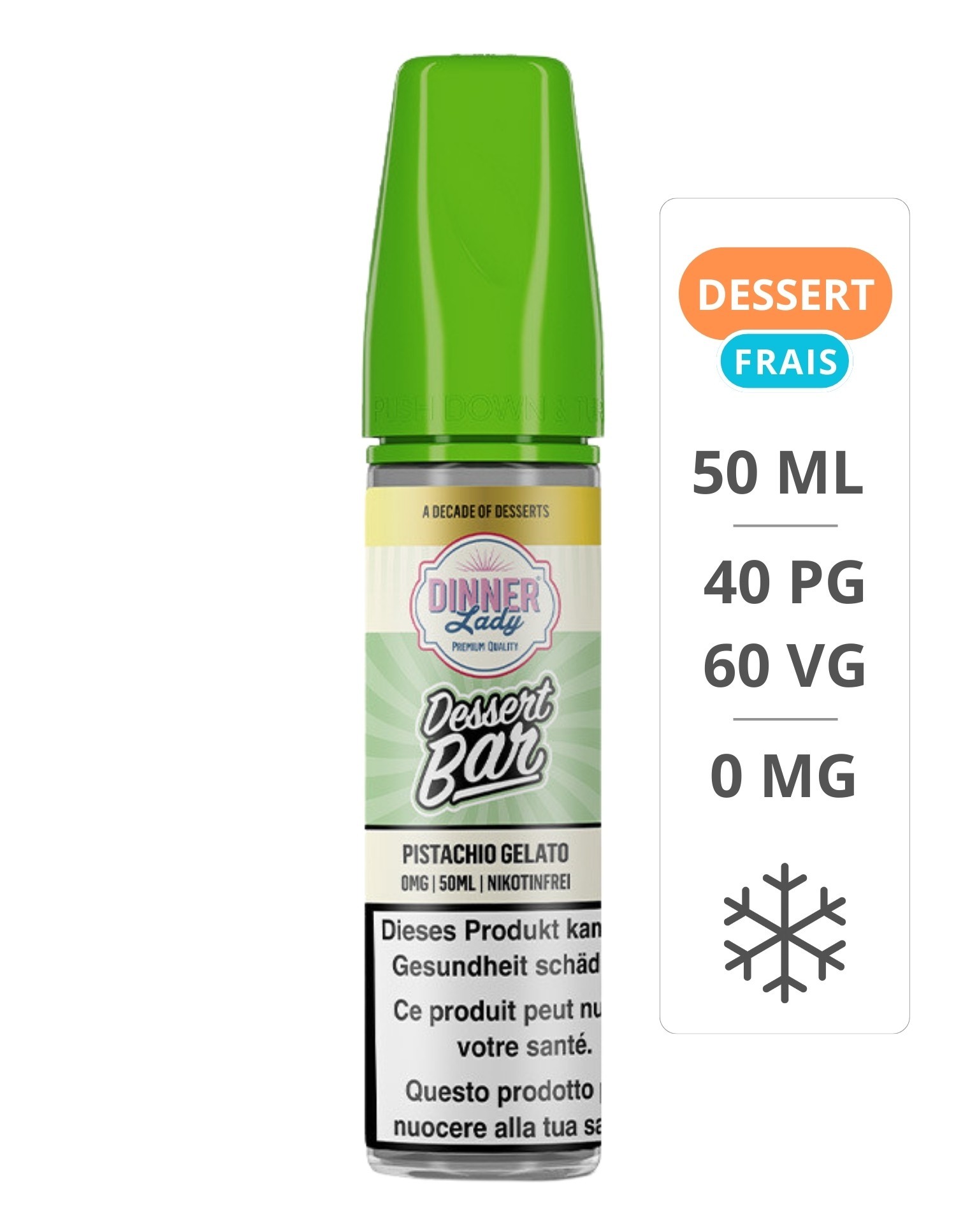 Pistachio Gelato 50 ml Dessert Bar Dinner Lady Dinner Lady - 1