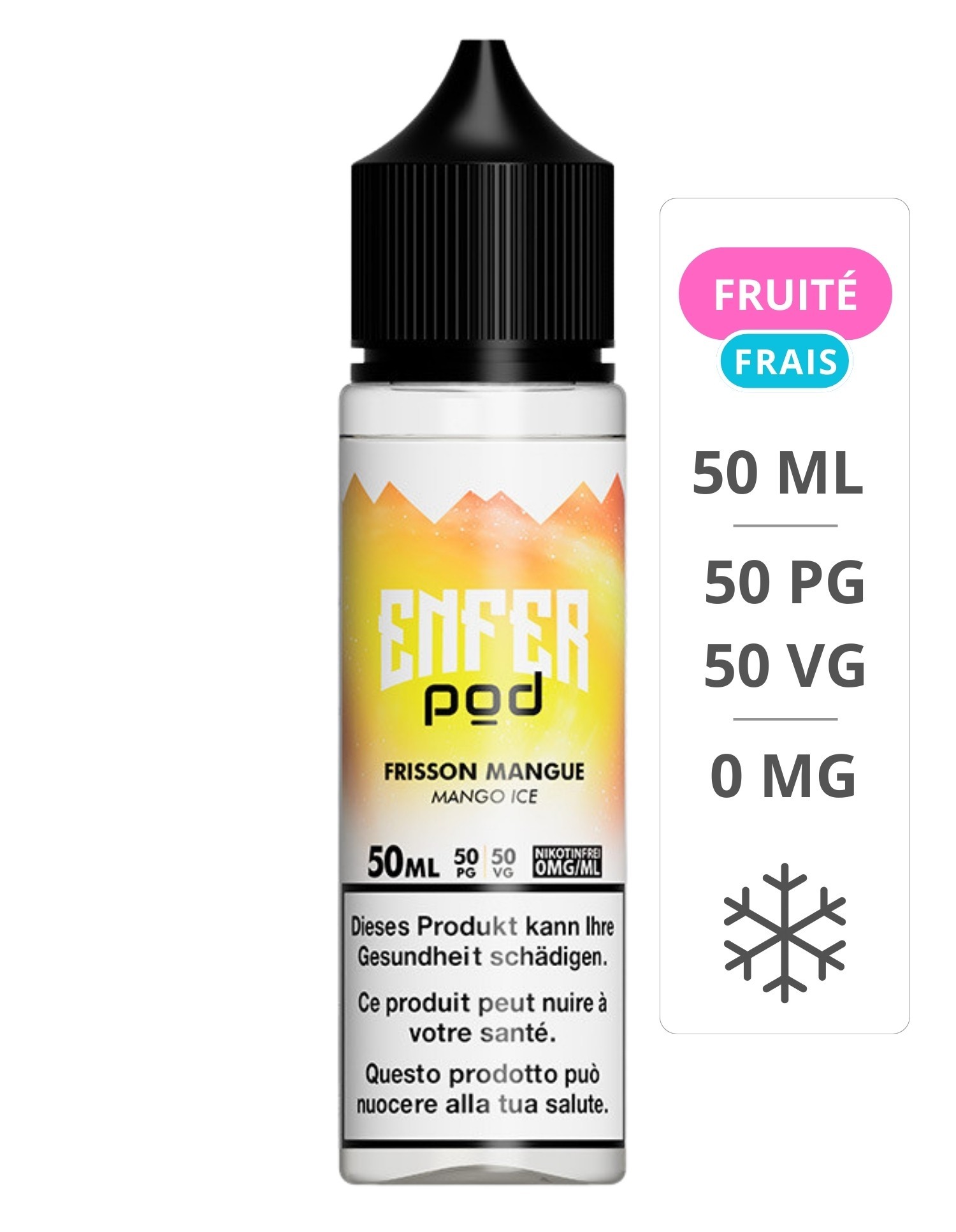 Frisson Mangue 50 ml - Enfer Pod ENFER - 1