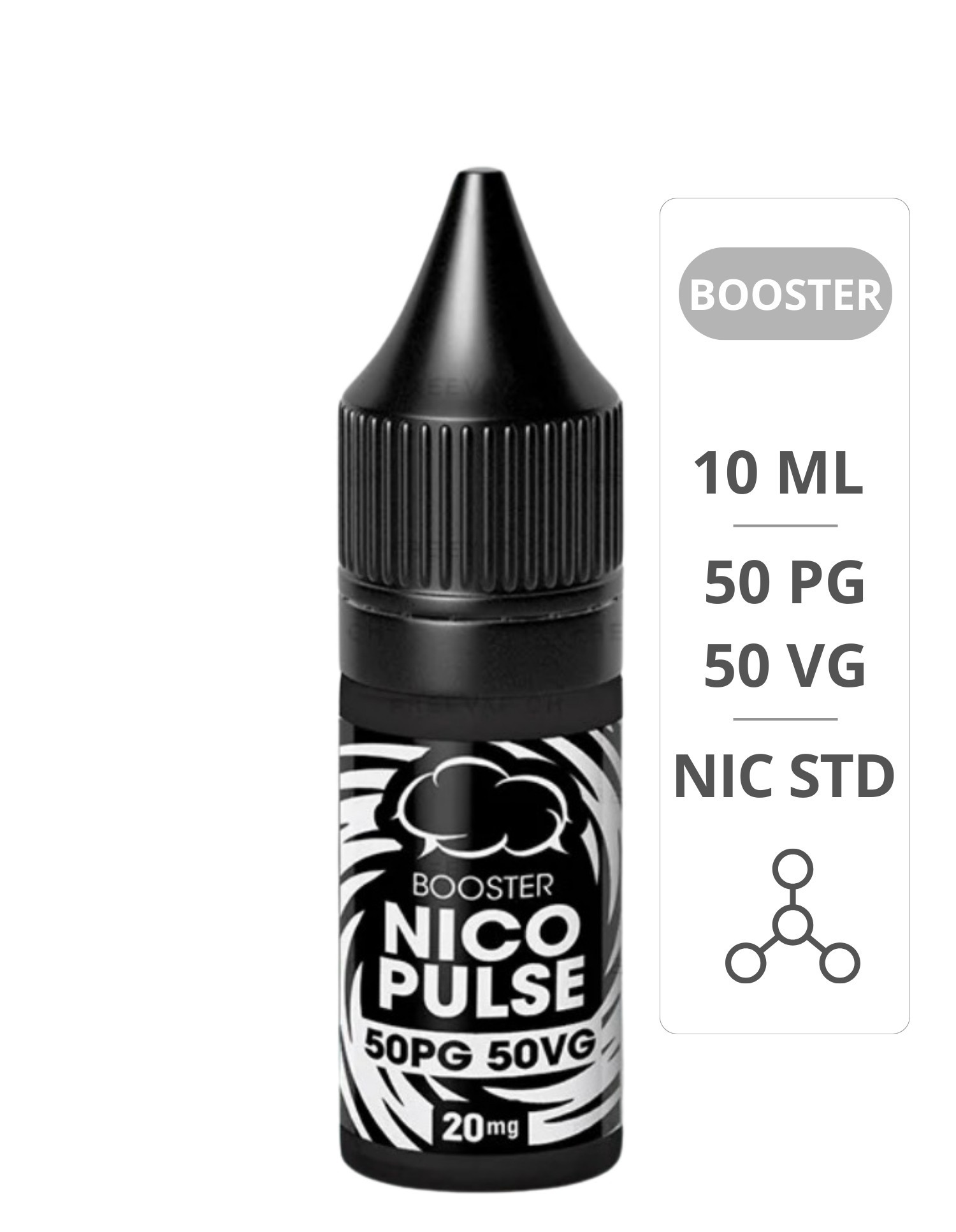 Booster 20mg NicoPulse (50%PG / 50%VG) 10ml - Eliquid France Eliquide France - 1