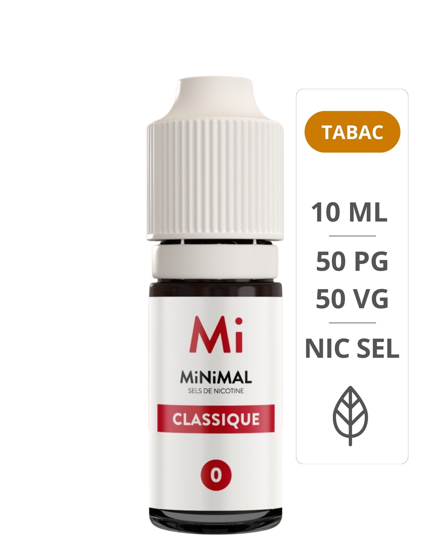 E-Liquide Classique 10 ml Sel de nicotine - Minimal - The Fuu Fuu - 1