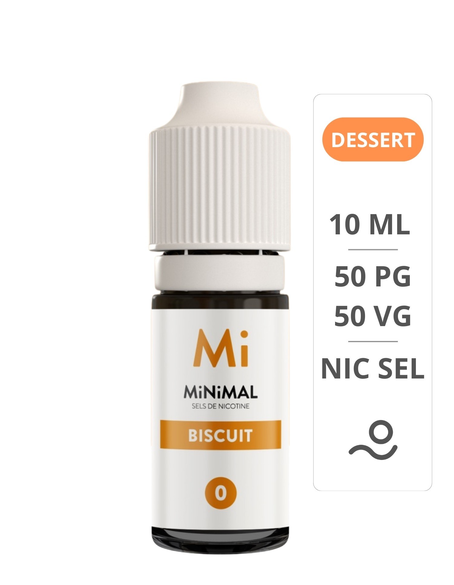 E-Liquide Biscuit 10 ml Sel de nicotine - Minimal - The Fuu Fuu - 1