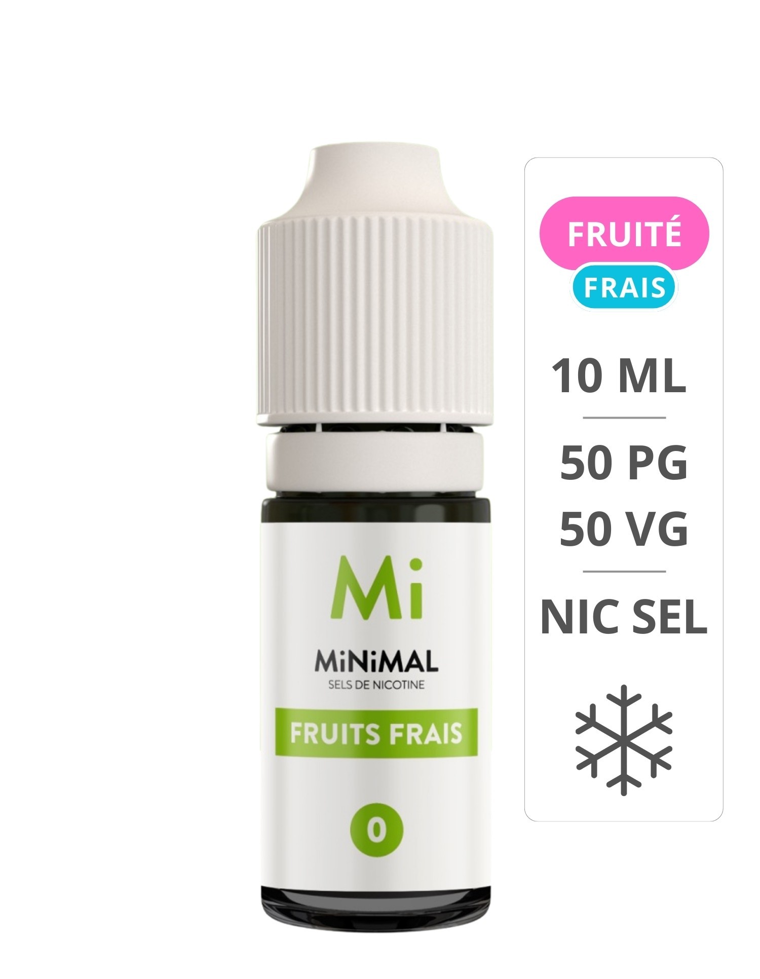 E-Liquide Fruits Frais 10 ml Sel de nicotine - Minimal - The Fuu Fuu - 1