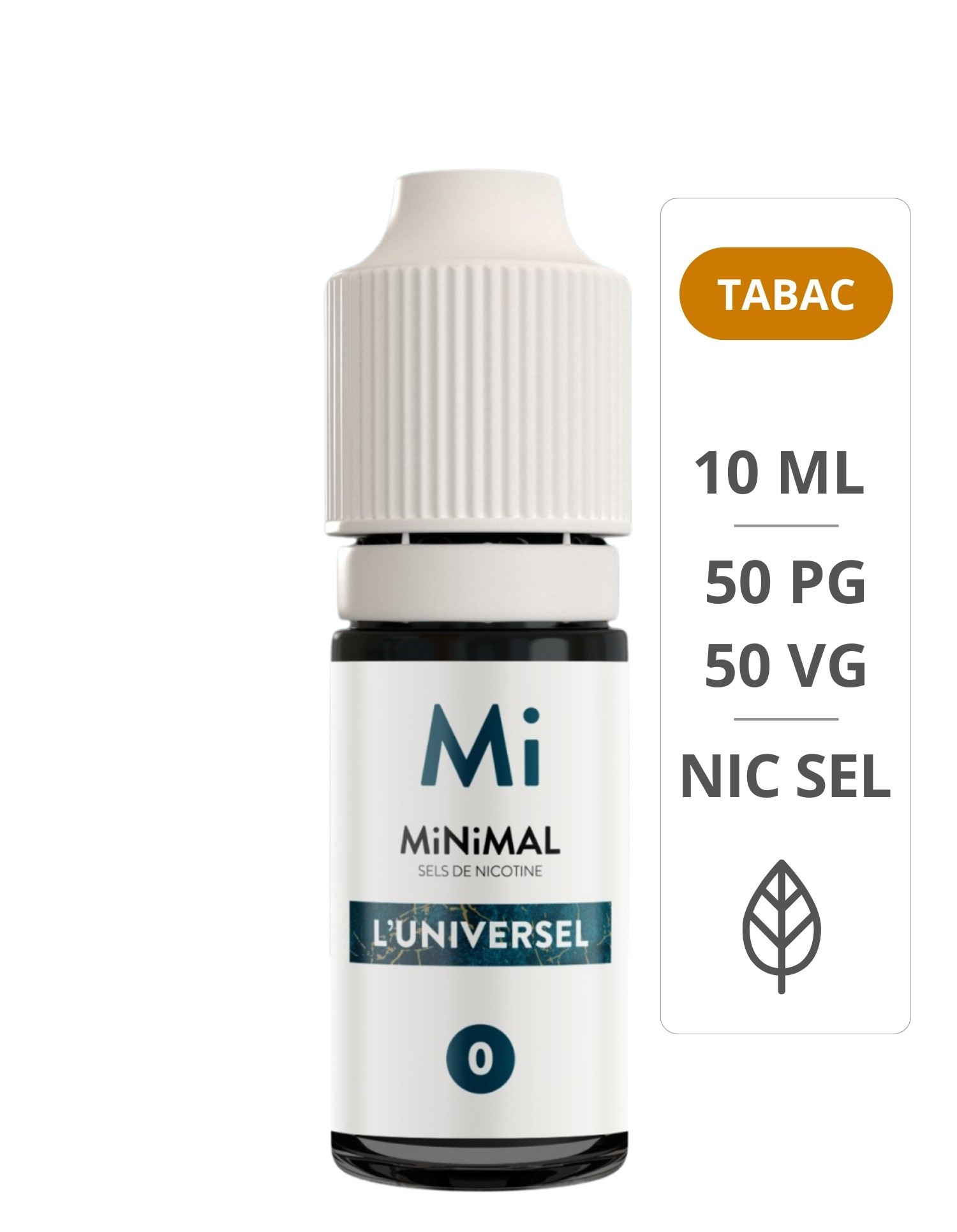 E-Liquide L'Universel 10 ml Sel de nicotine - Minimal - The Fuu Fuu - 1