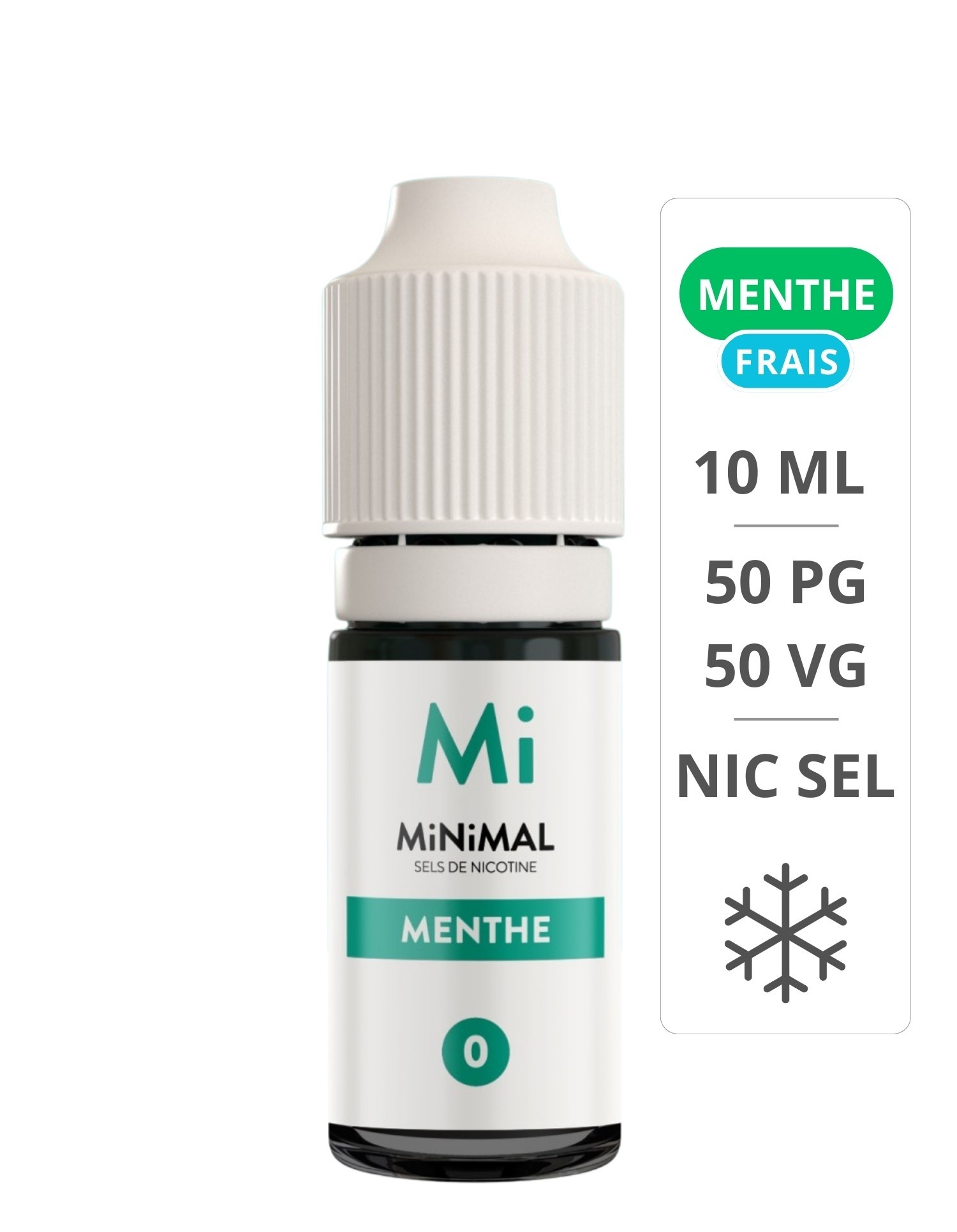 E-Liquide Menthe 10 ml Sel de nicotine - Minimal - The Fuu Fuu - 1