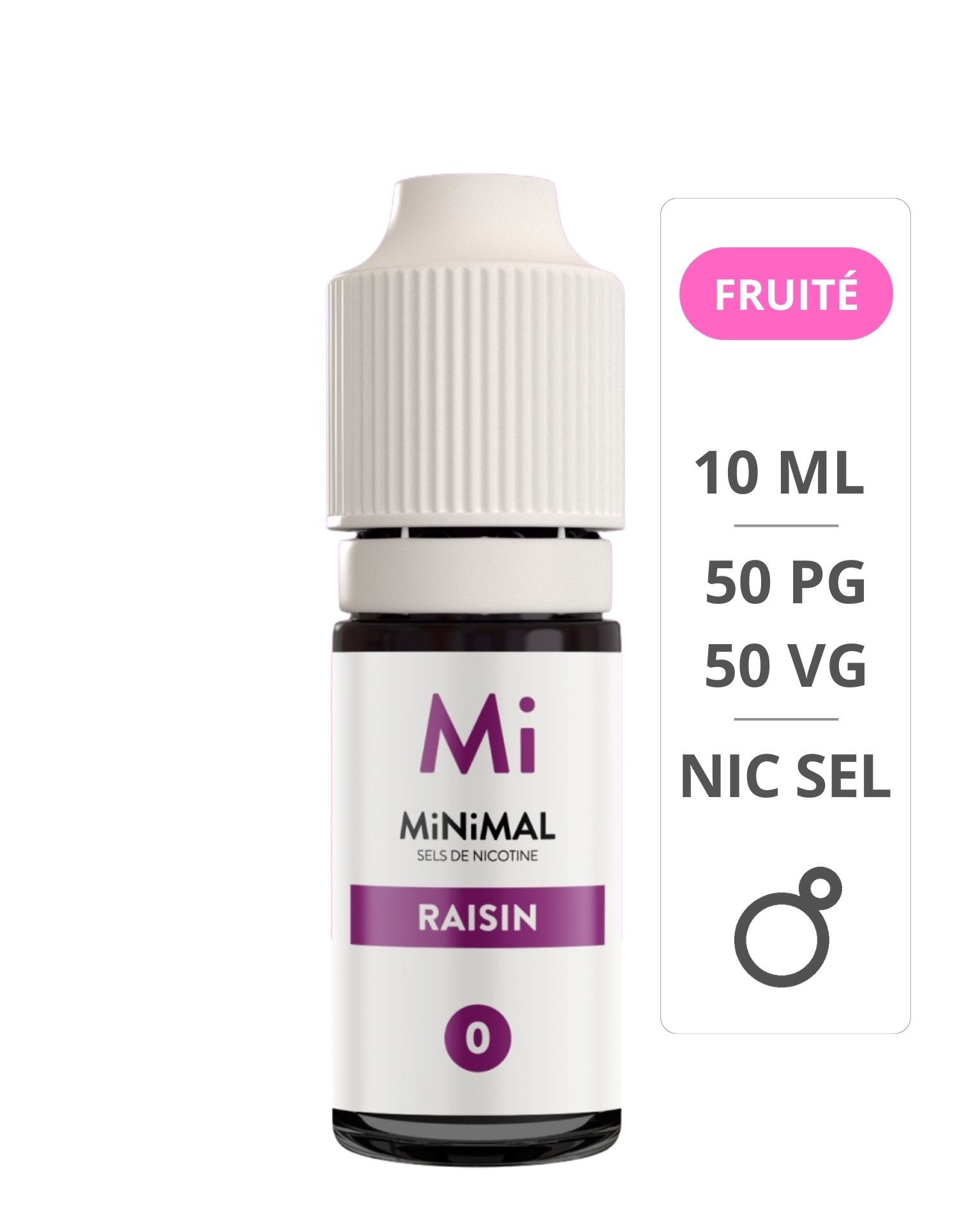E-Liquide Raisin 10 ml Sel de nicotine - Minimal - The Fuu Fuu - 1