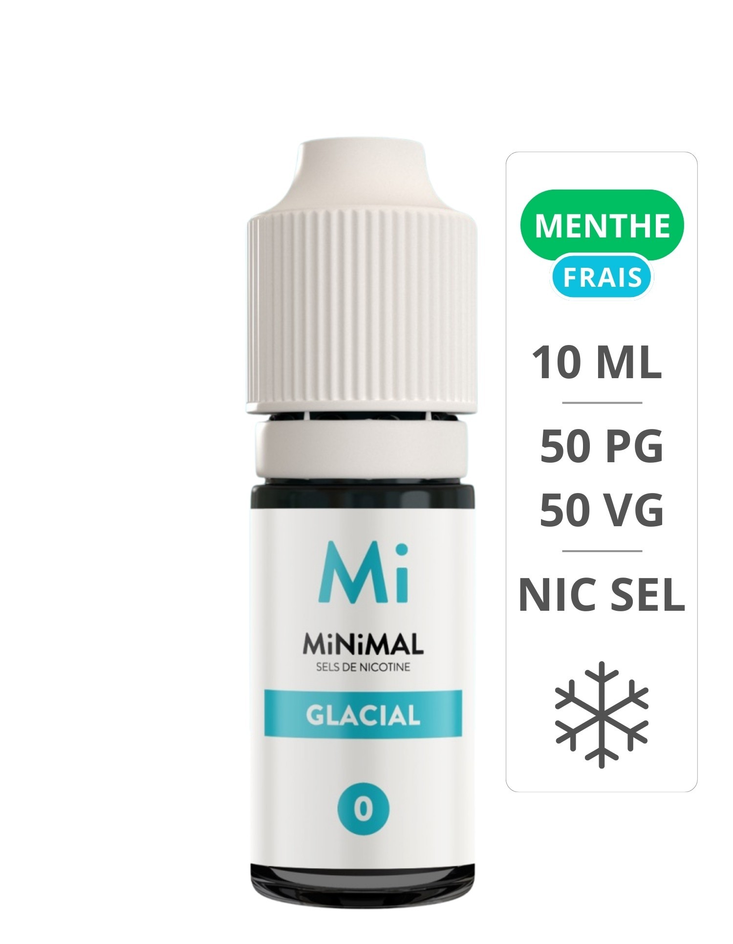 E-Liquide Glacial 10 ml Sel de nicotine - Minimal - The Fuu Fuu - 1