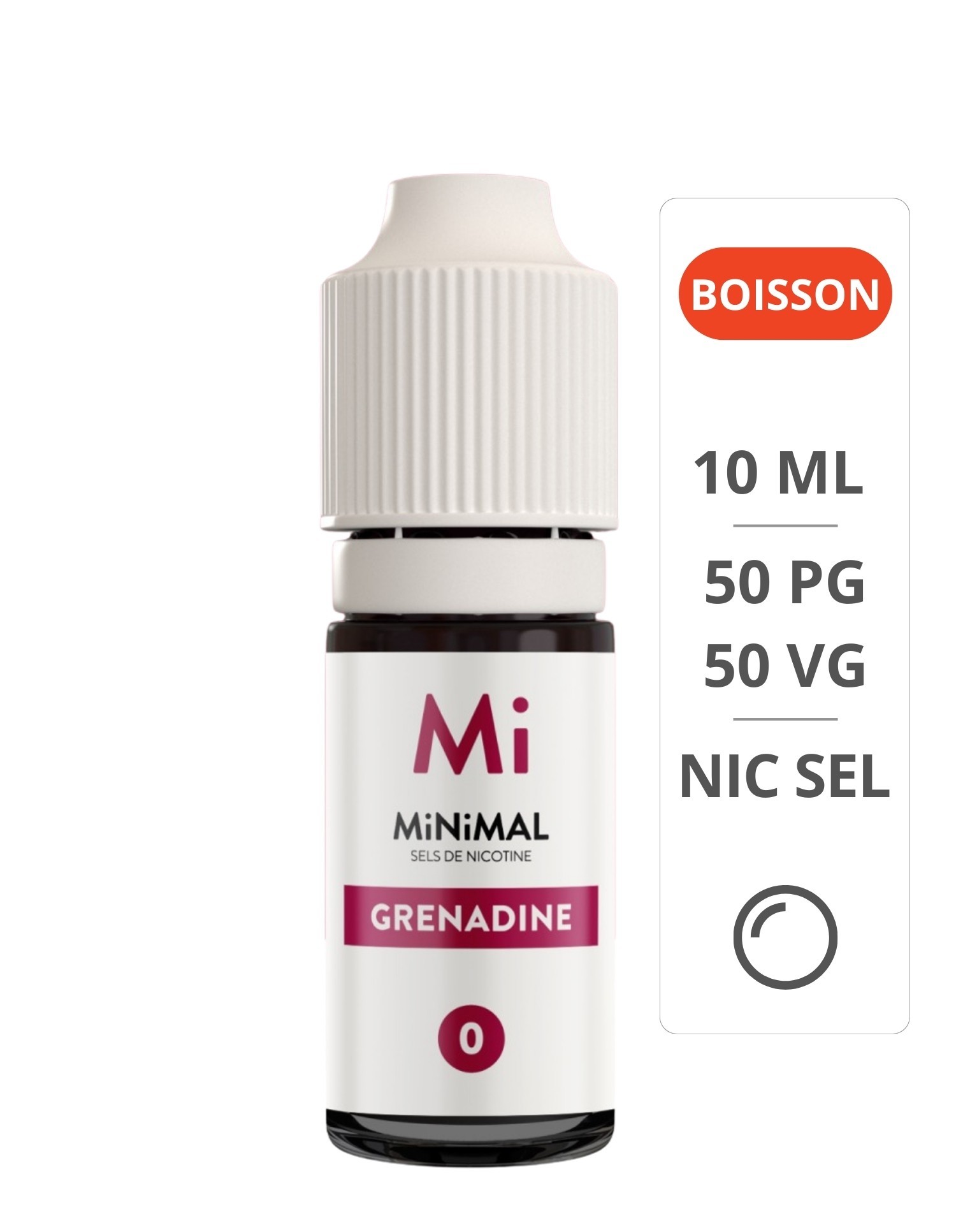 E-Liquide Grenadine 10 ml Sel de nicotine - Minimal - The Fuu Fuu - 1