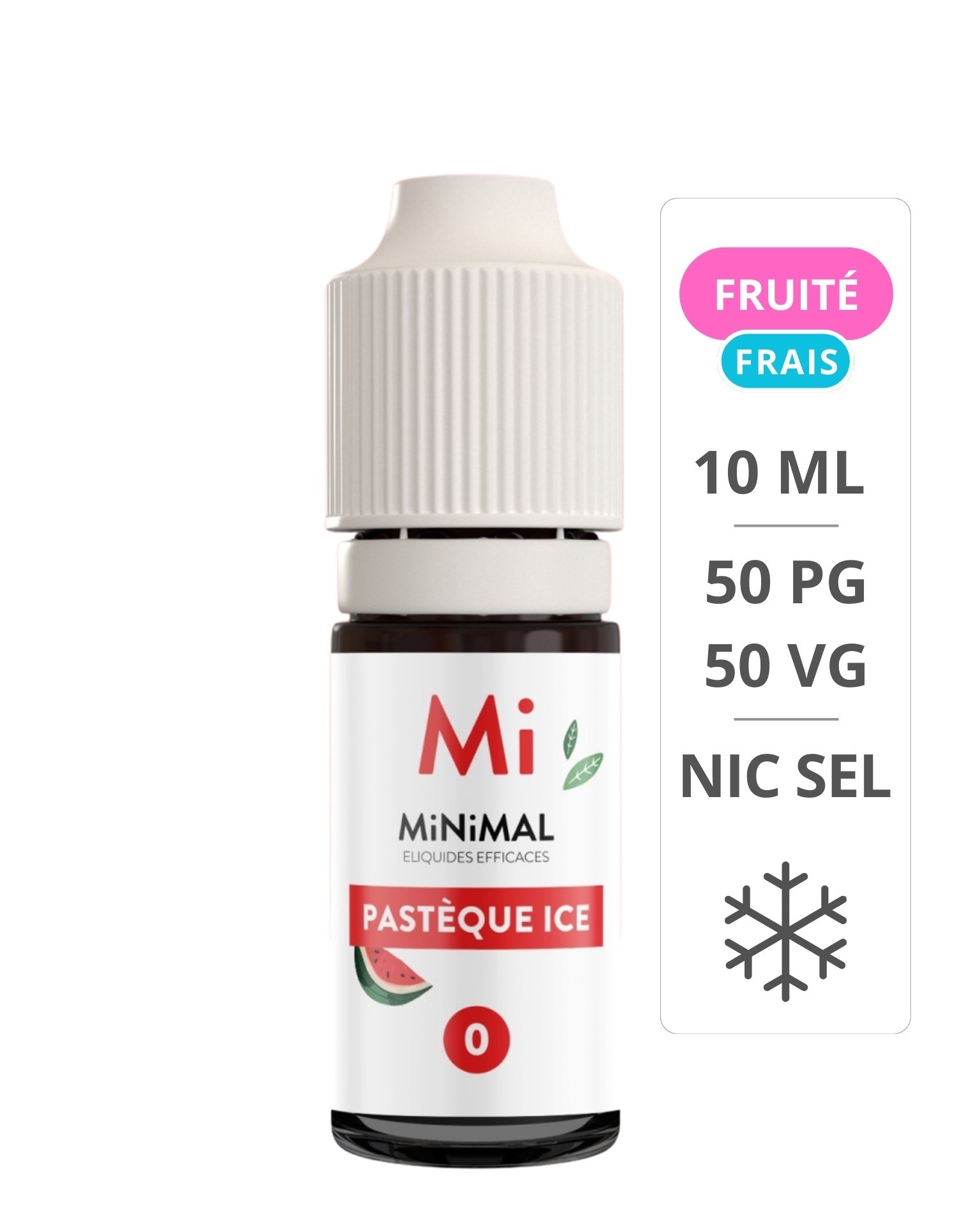 E-Liquide Pastèque Ice 10 ml Sel de nicotine - Minimal - The Fuu Fuu - 1